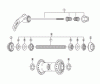 Shimano HB Hub - Vordere Nabe Ersatzteile HB-T300 SHIMANO NEXAVE Front Hub