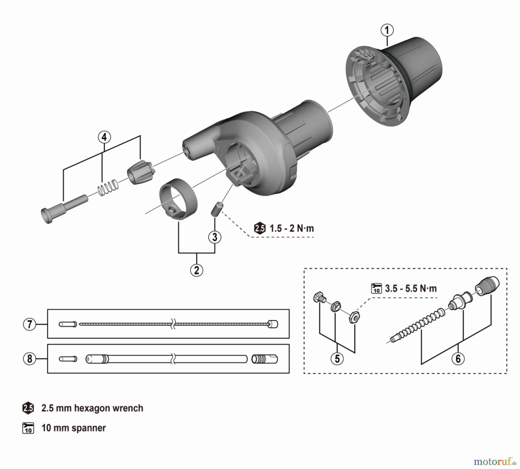  Shimano SL Shift Lever - Schalthebel SL-C3001-7 (-5100) NEXUS REVOSHIFT Shifter 7speed