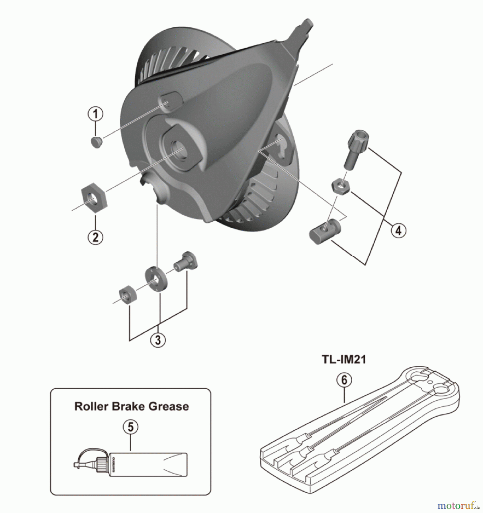  Shimano BR Brake - Bremse BR-C6050-F (-4878)  NEXUS Roller Brake