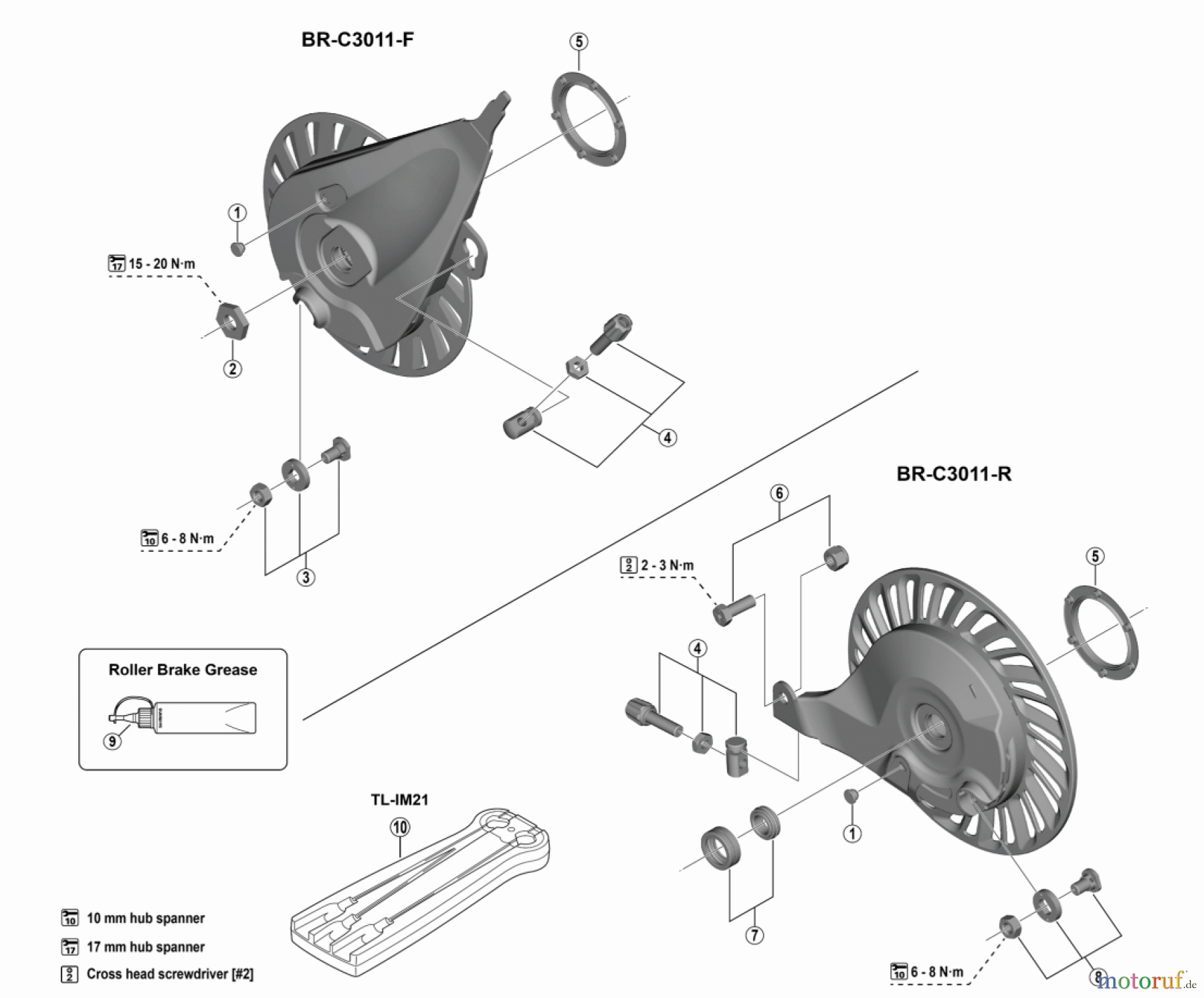  Shimano BR Brake - Bremse BR-C3011 (-5127) NEXUS Roller Brake