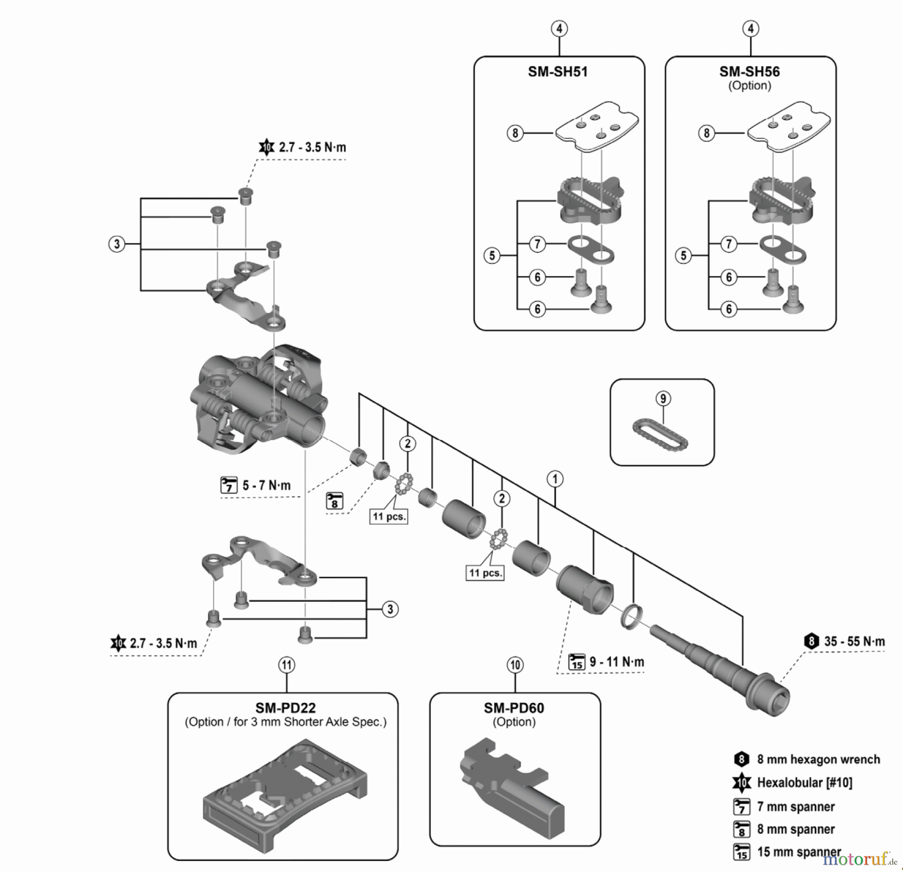  Shimano PD Pedal - Pedale PD-M9200 XTR SPD Pedals