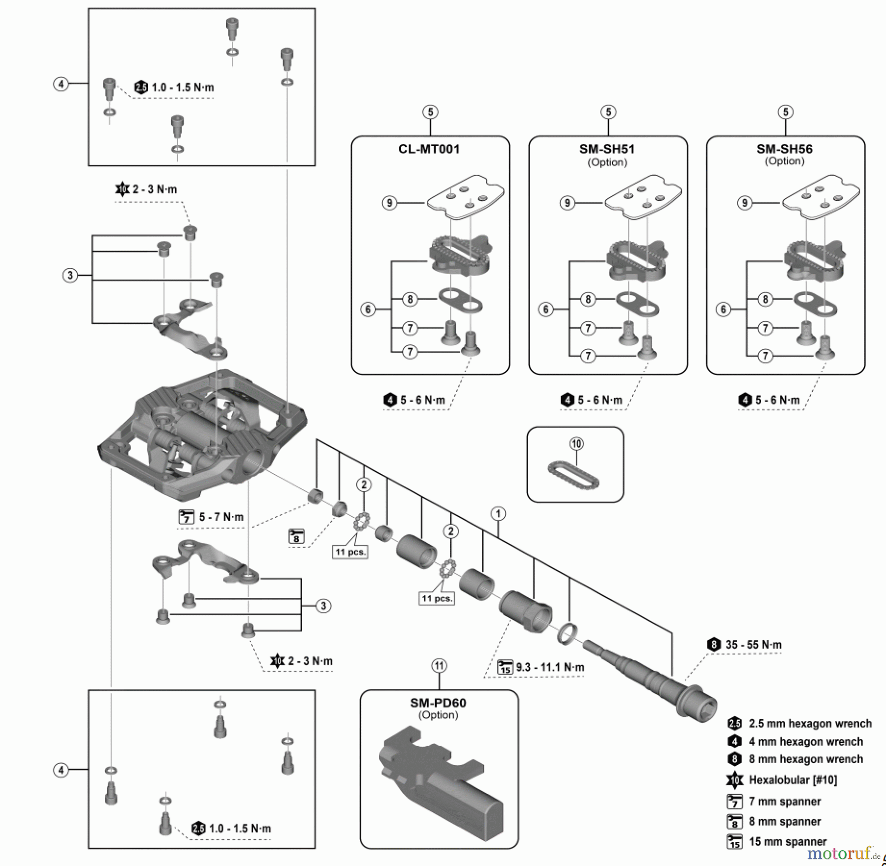  Shimano PD Pedal - Pedale PD-M9220 XTR SPD Pedals