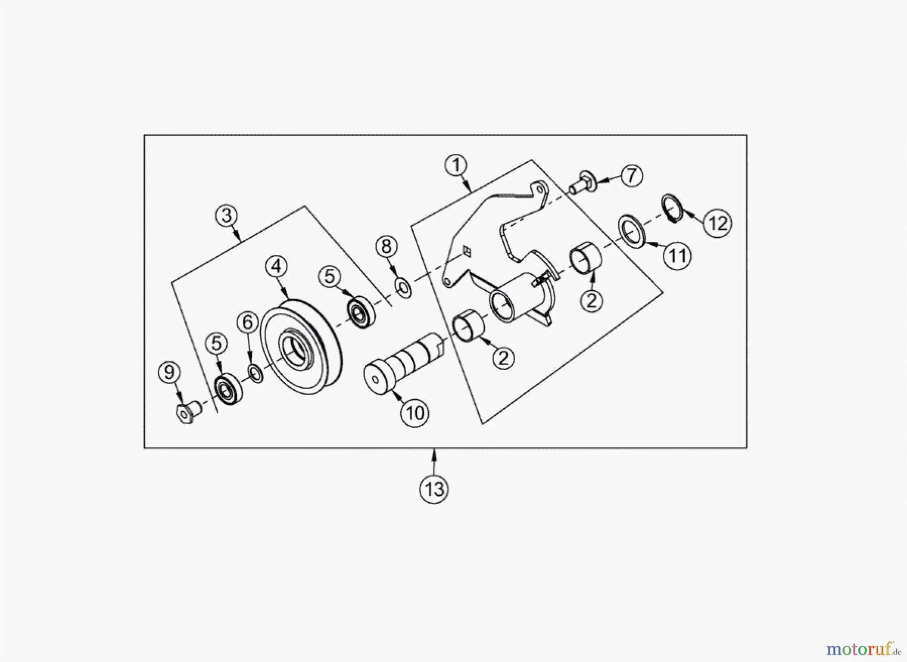  AS-Motor (neu) Hochgras Allmäher AS 28 AS 28/4 ab FNr. 013512040001 Riemenspanner vollst.
