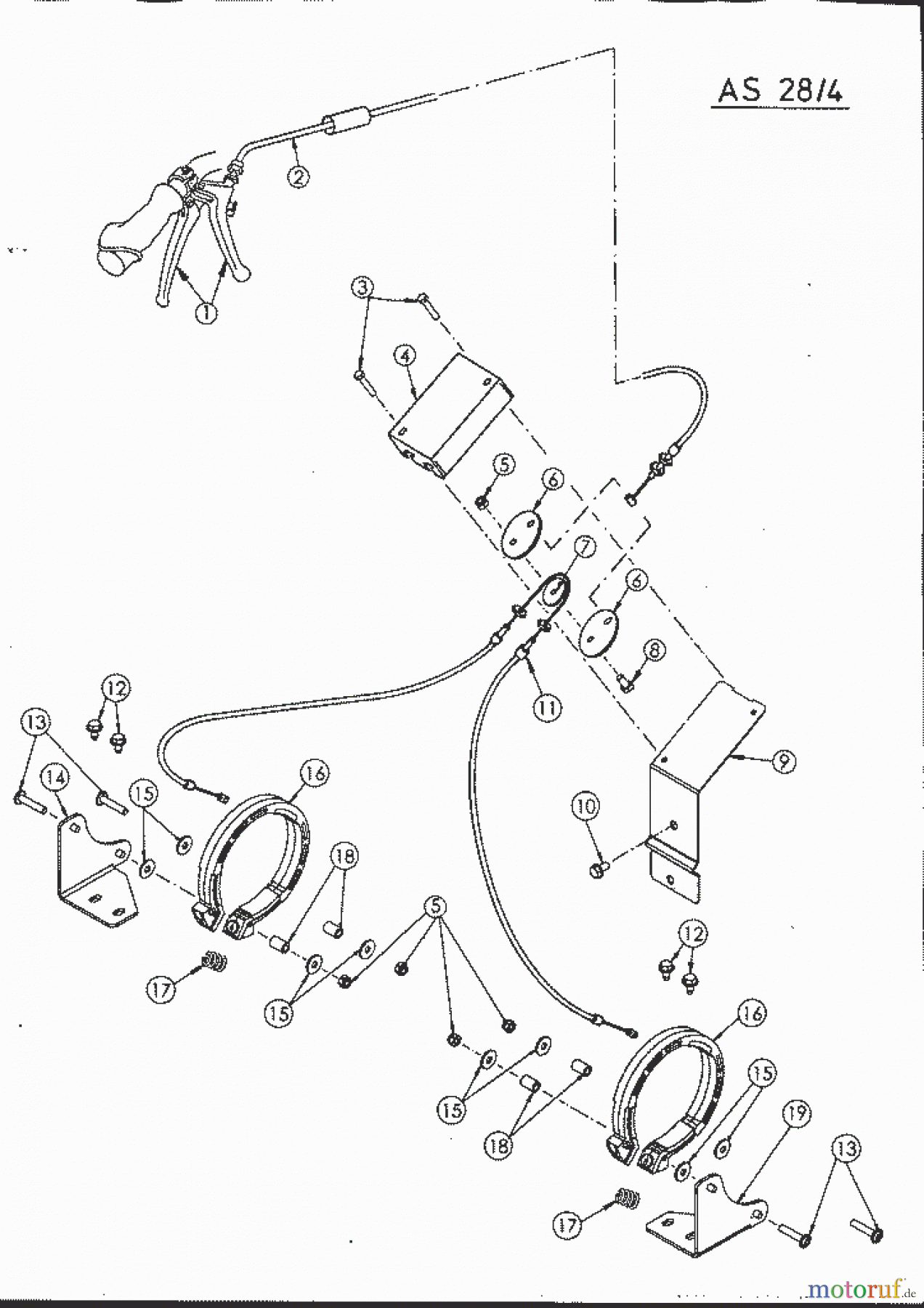  AS-Motor (neu) Hochgras Allmäher AS 28 AS 28/4 ab FNr. 0135944001 HRB