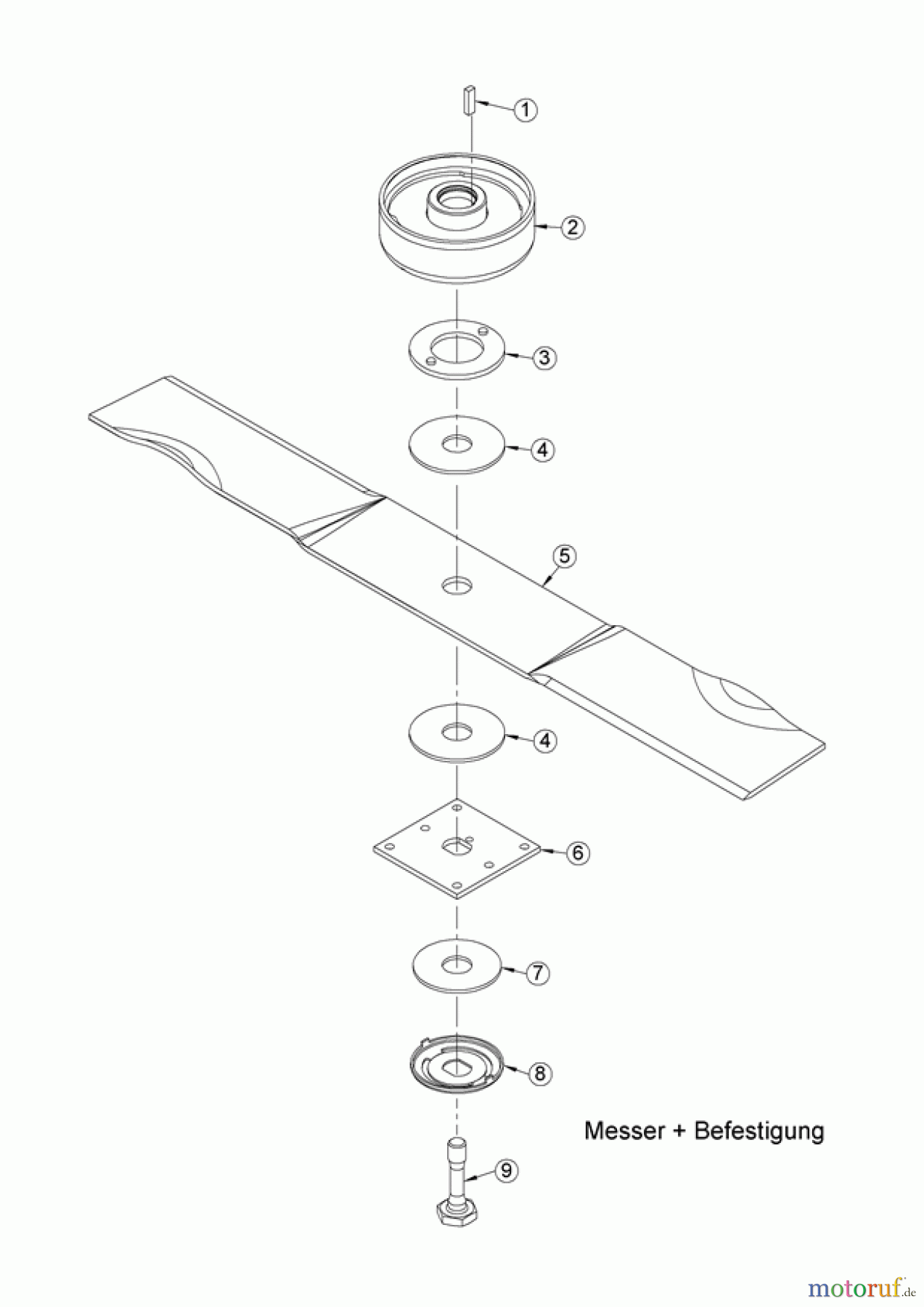  AS-Motor (neu) Hochgras Allmäher AS 28 AS 28 2T ES ab FNr. 027916070001 Messer + Befestigung