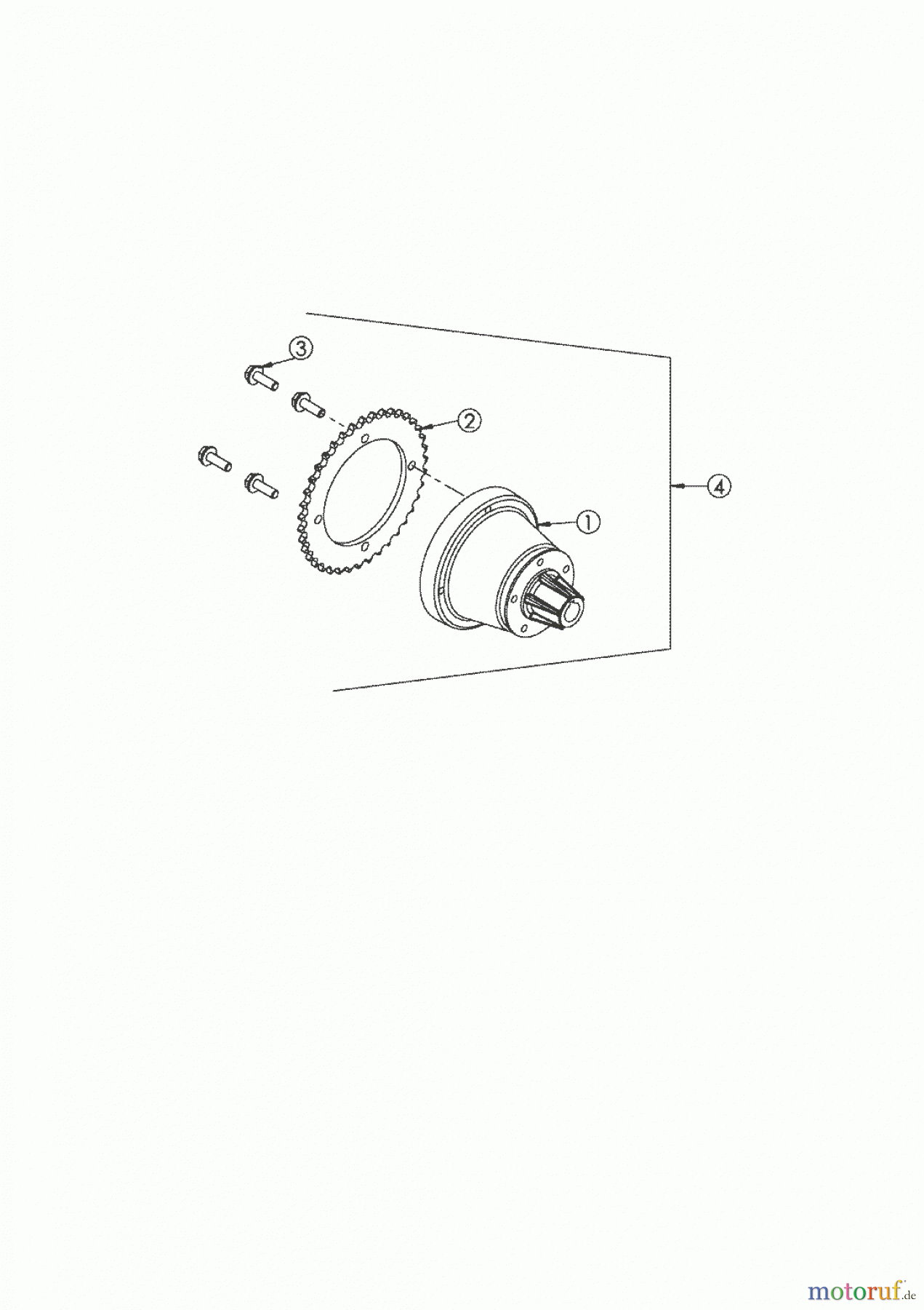  AS-Motor (neu) Hochgras Allmäher AS 65 AS 65/2T ab FNr. 014903404036 Radnabe vollst.