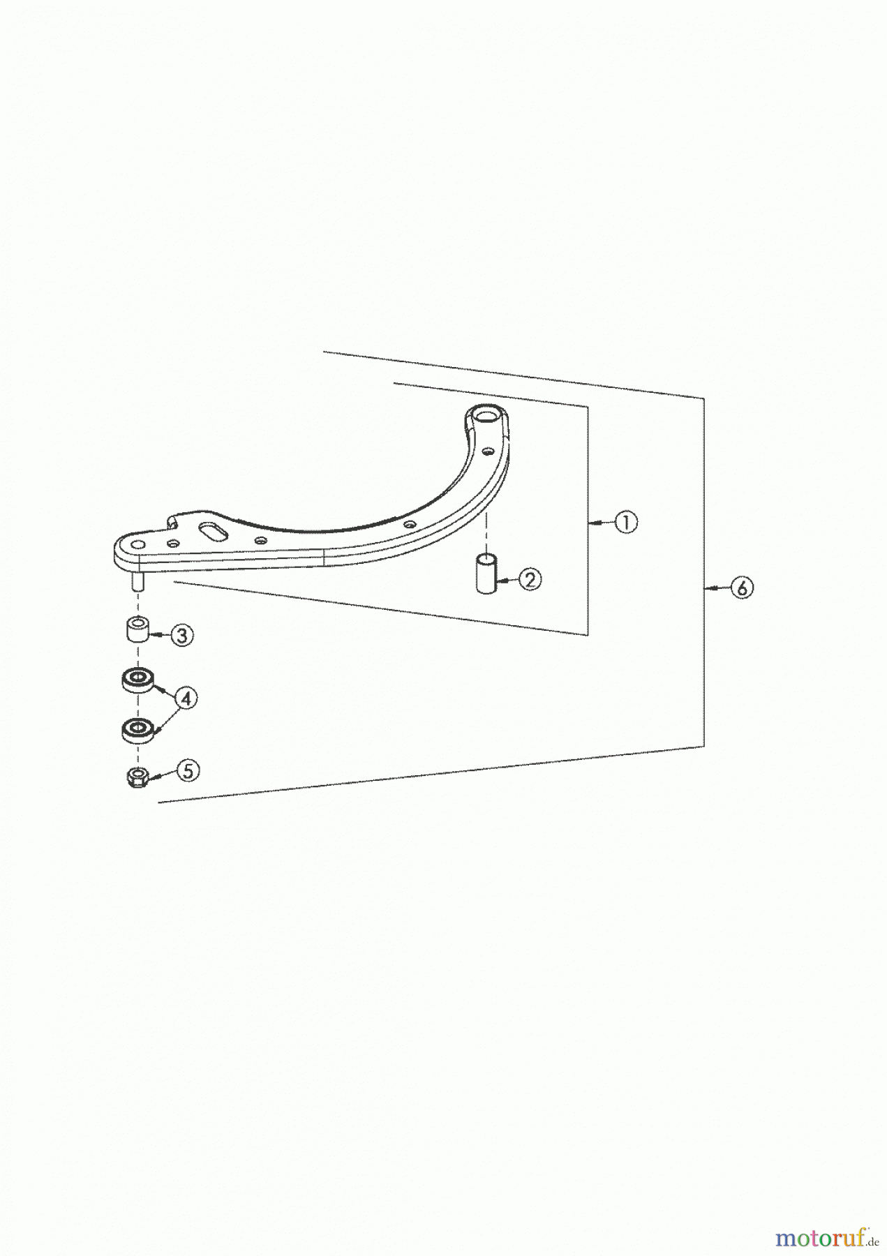  AS-Motor (neu) Hochgras Allmäher AS 65 AS 65/2T ab FNr. 014903404036 Bremshebel vollst.
