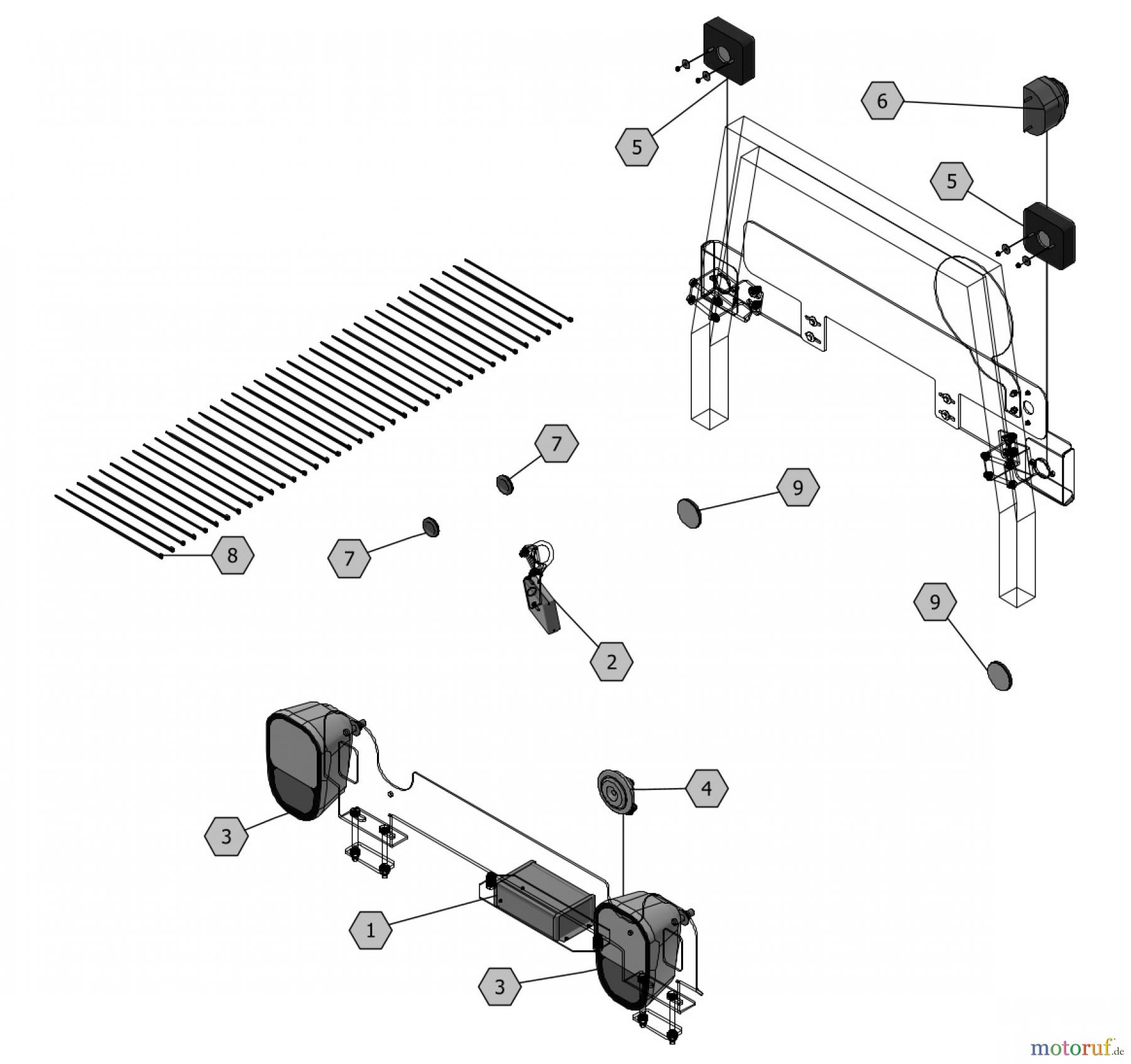  AS-Motor (neu) Zubehör/ Verschleissteile StVZO-Kit StVZO-Kit Beleuchtungseinheit