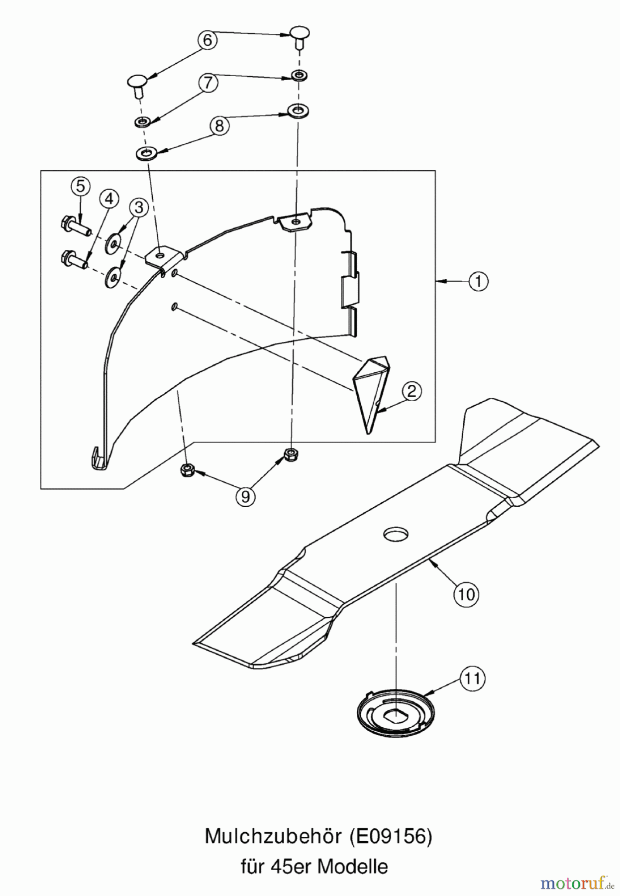  AS-Motor (neu) Zubehör/ Verschleissteile Ersatzteile für Zubehör Ersatzteile für Zubehör Mulchzubehör AS45