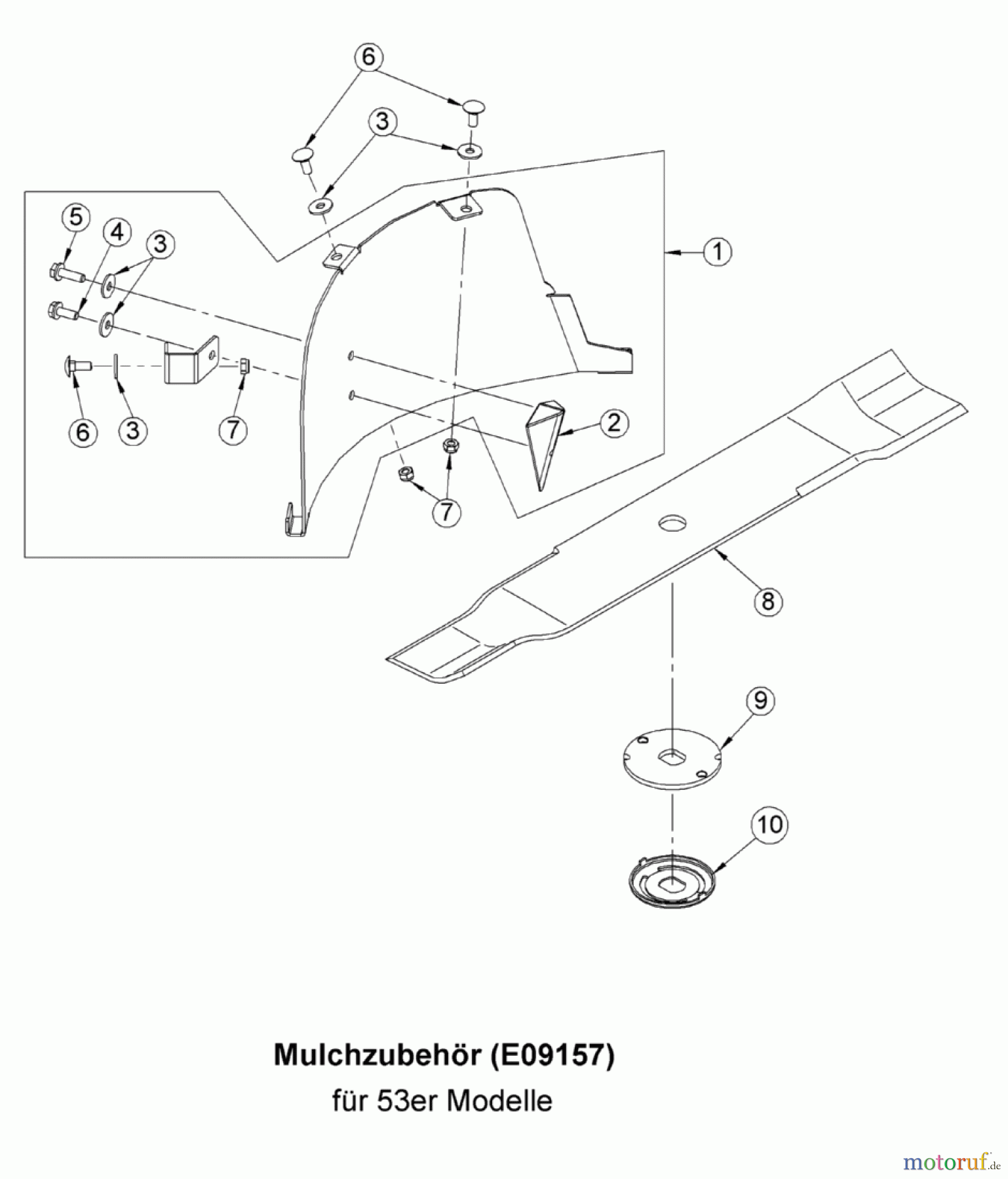  AS-Motor (neu) Zubehör/ Verschleissteile Ersatzteile für Zubehör Ersatzteile für Zubehör Mulchzubehör AS53