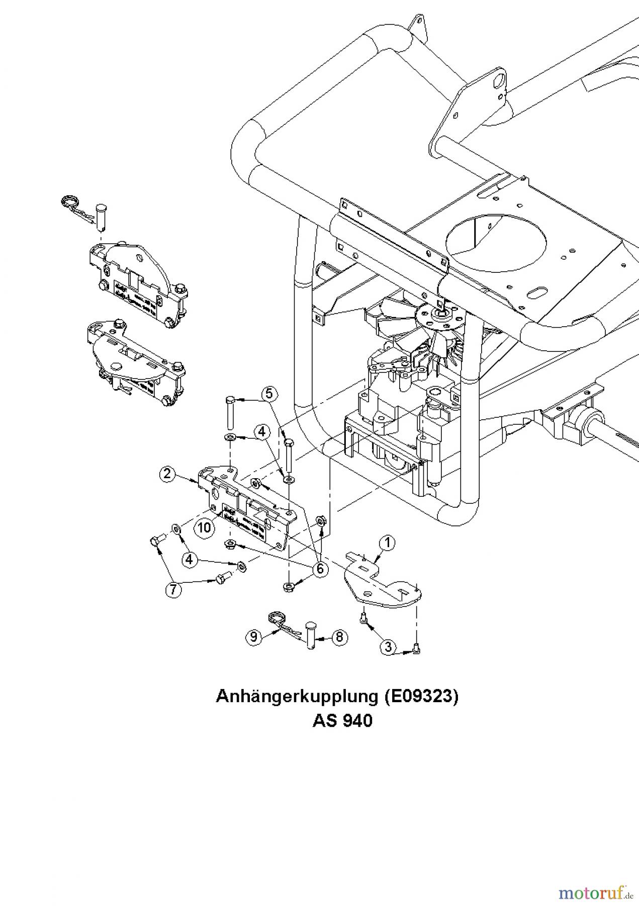  AS-Motor (neu) Zubehör/ Verschleissteile Ersatzteile für Zubehör Ersatzteile für Zubehör Adapter für Anhänger AS940