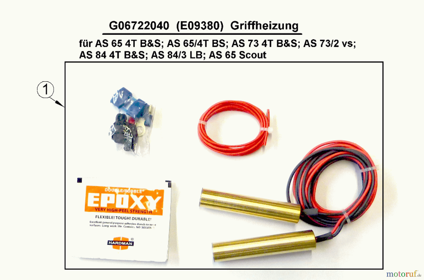  AS-Motor (neu) Zubehör/ Verschleissteile Ersatzteile für Zubehör Ersatzteile für Zubehör Griffheizung