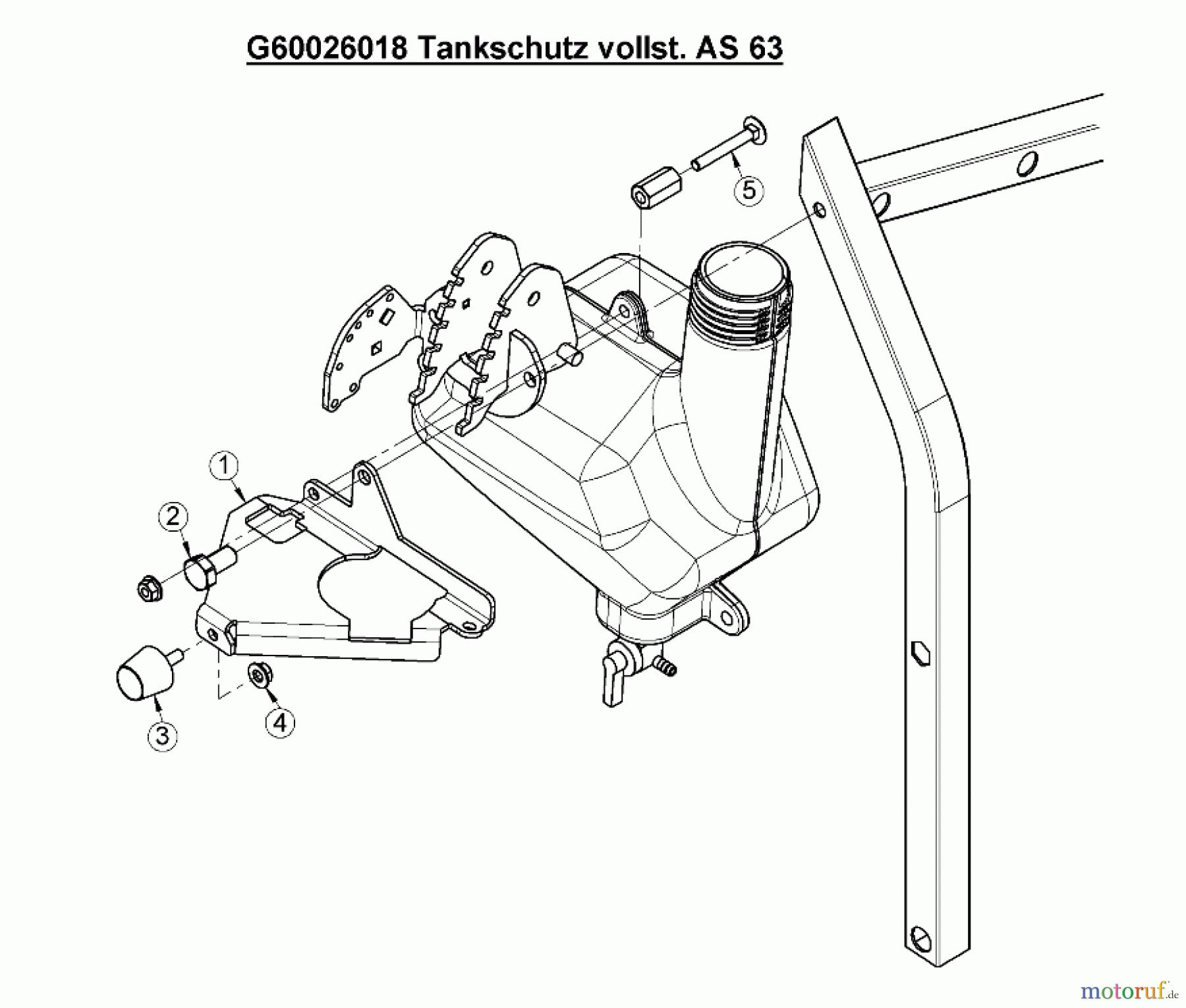  AS-Motor (neu) Zubehör/ Verschleissteile Ersatzteile für Zubehör Ersatzteile für Zubehör Tankschutz AS 63