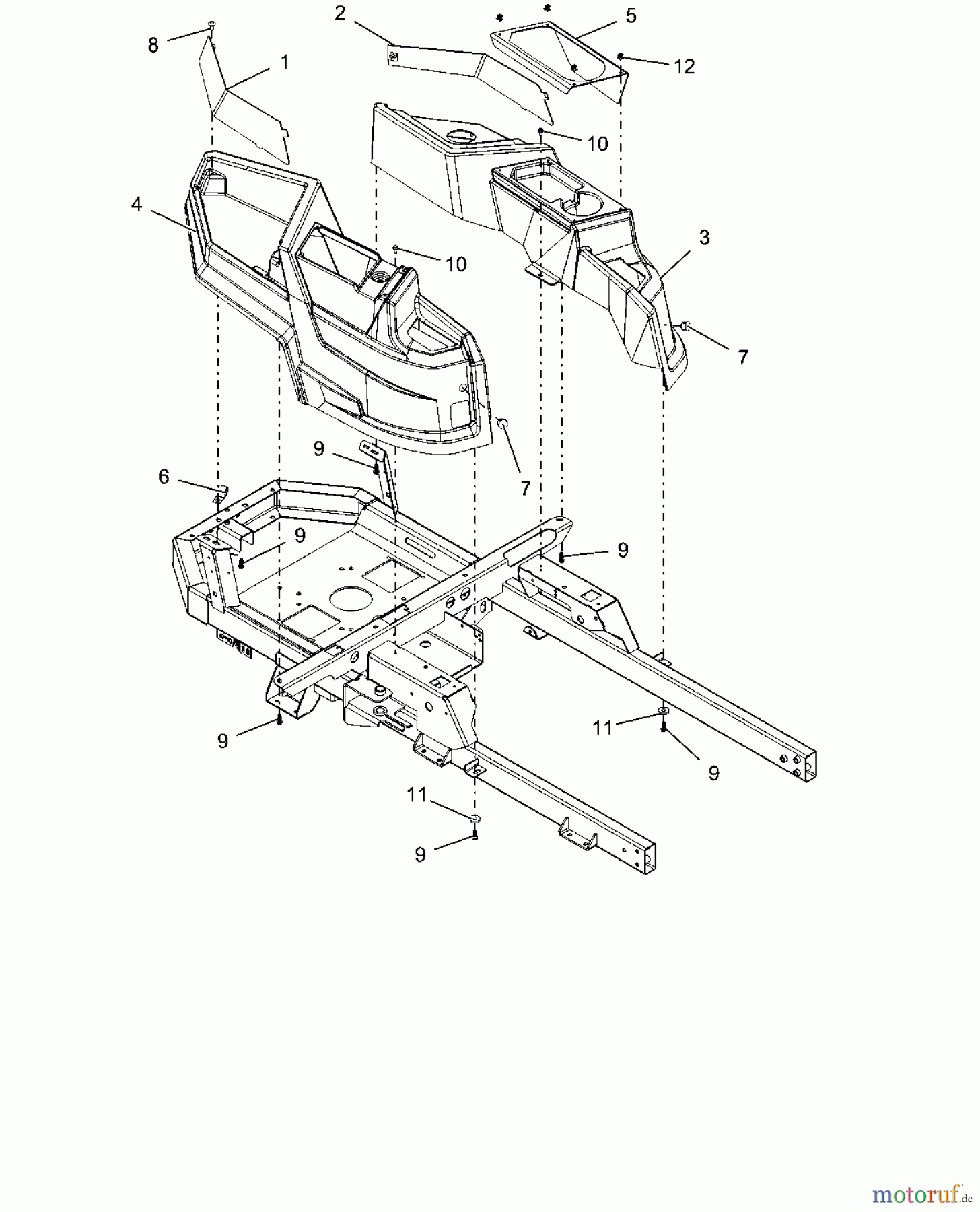 AS-Motor (neu) Ariens Rasen Zero-Turn - Ride On IKON 915329 IKON X 42', CE 915329 (016000 - ) IKON X 42 CE Fenders