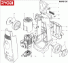 Ryobi RHP5135 Ersatzteile Seite4