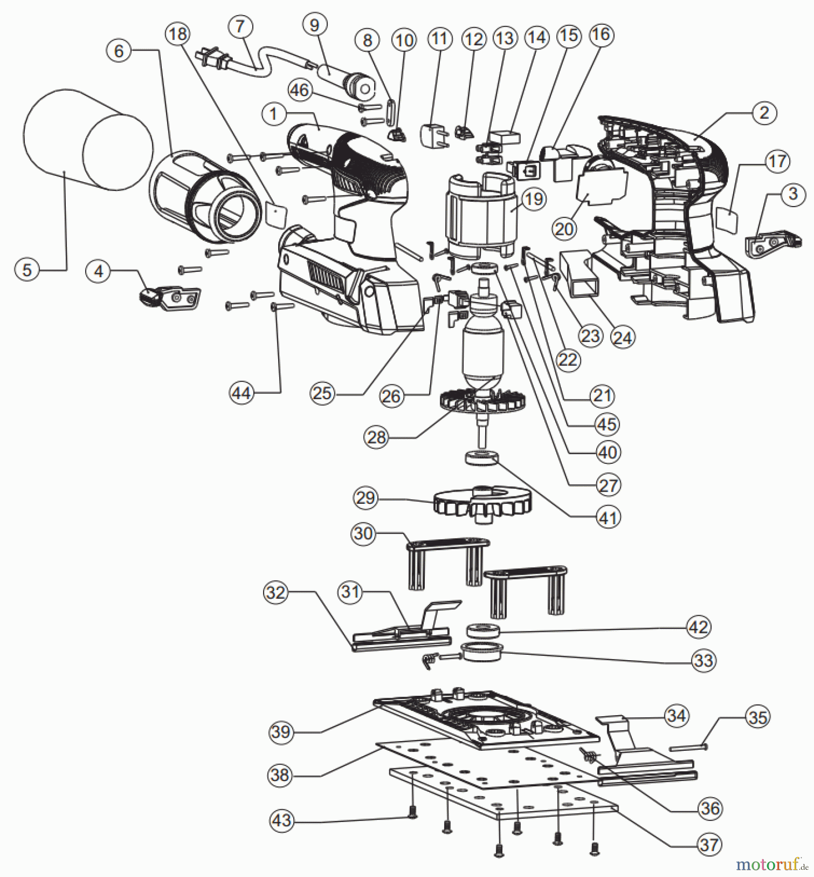 Ryobi Schleifgeräte Schwingschleifer ESS3215V Seite 1