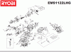 Ryobi Kapp- und Gehrungssägen EMS1122LHG Ersatzteile Seite 1