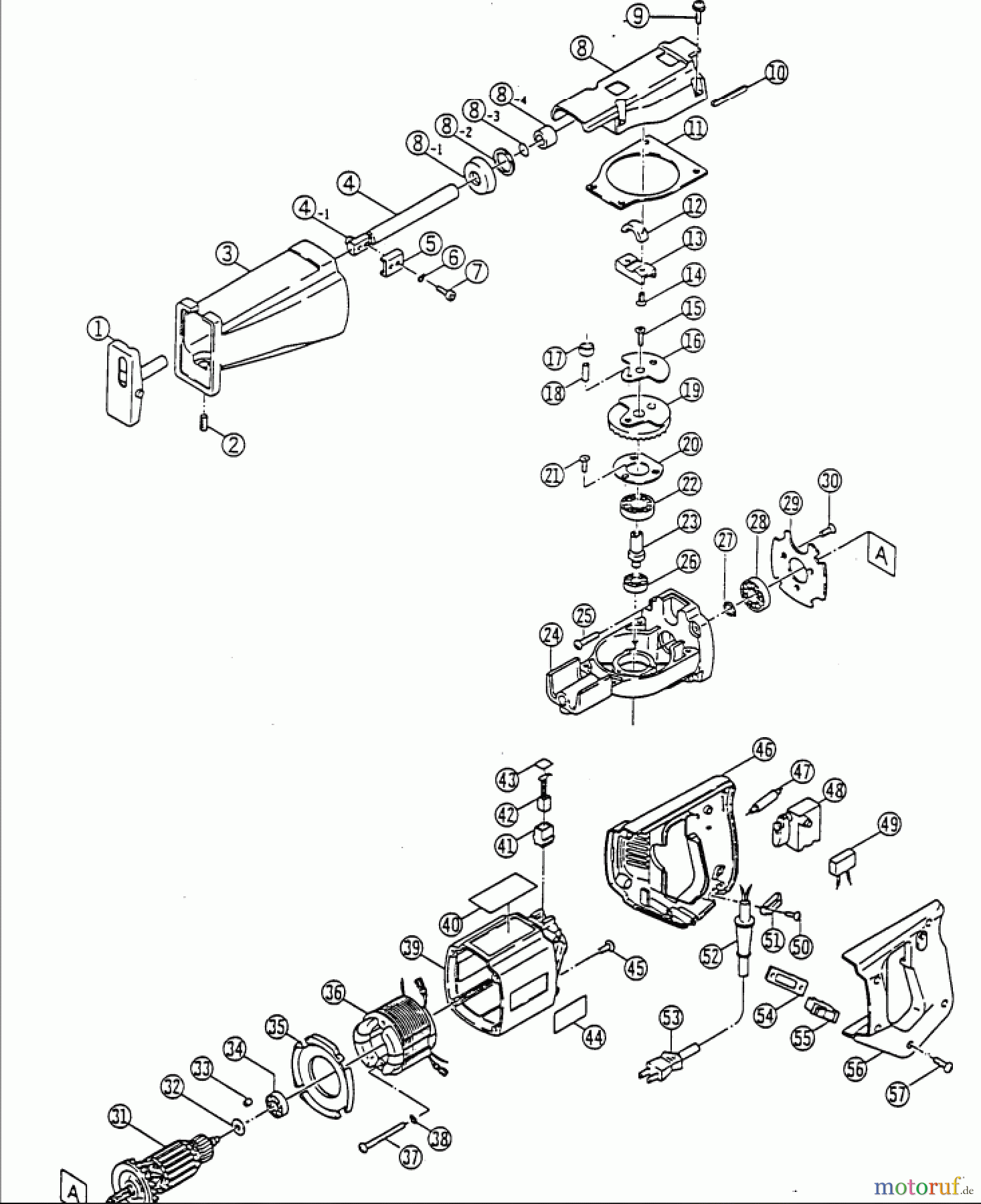 Ryobi Sägen Säbelsägen RJ100AVK Seite 1