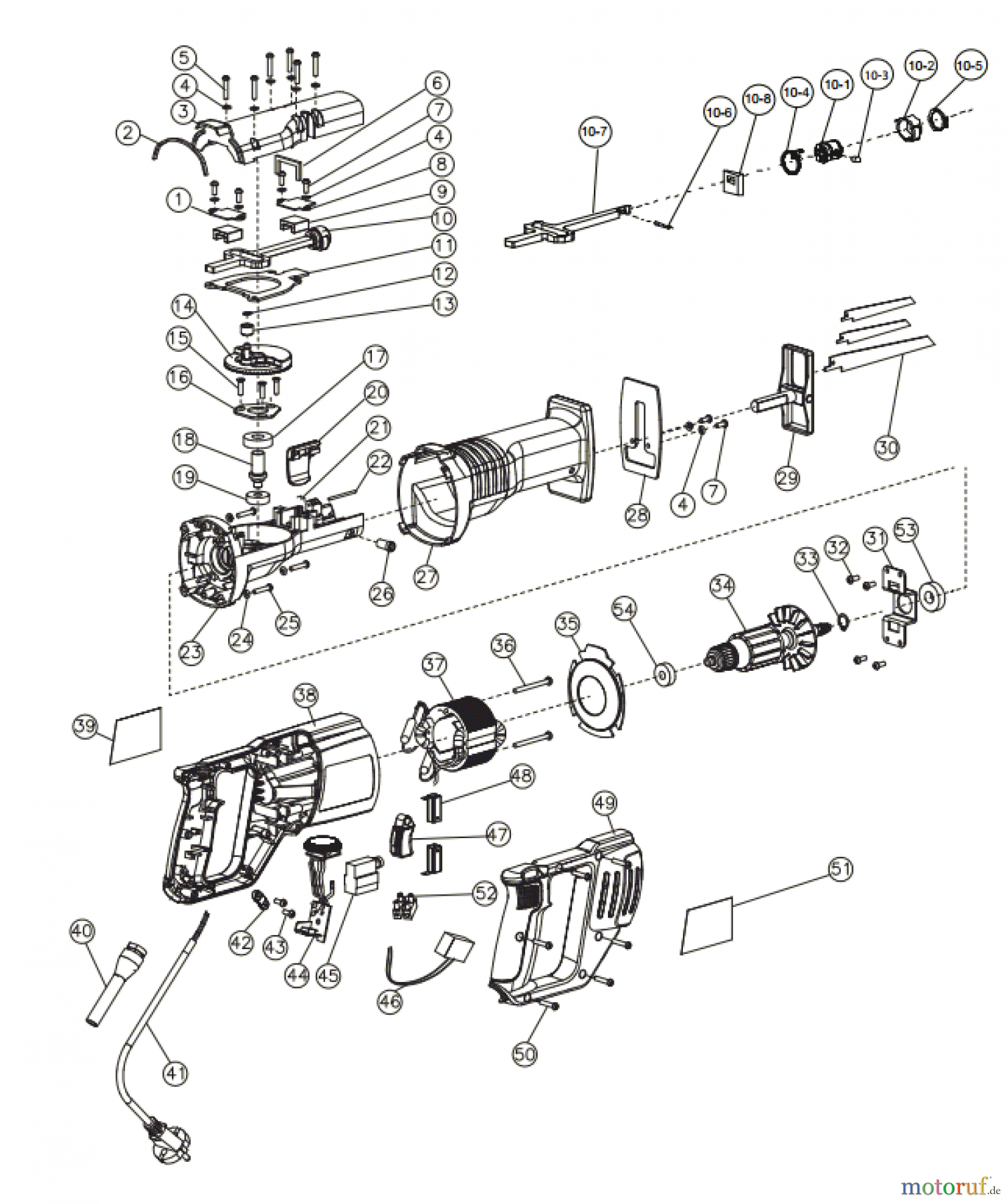 Ryobi Sägen Säbelsägen ERS80VHG Seite 1