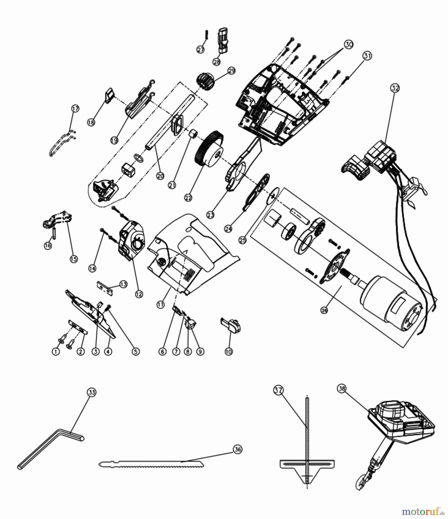 Ryobi Sägen Stichsägen CJSP1801QEOM