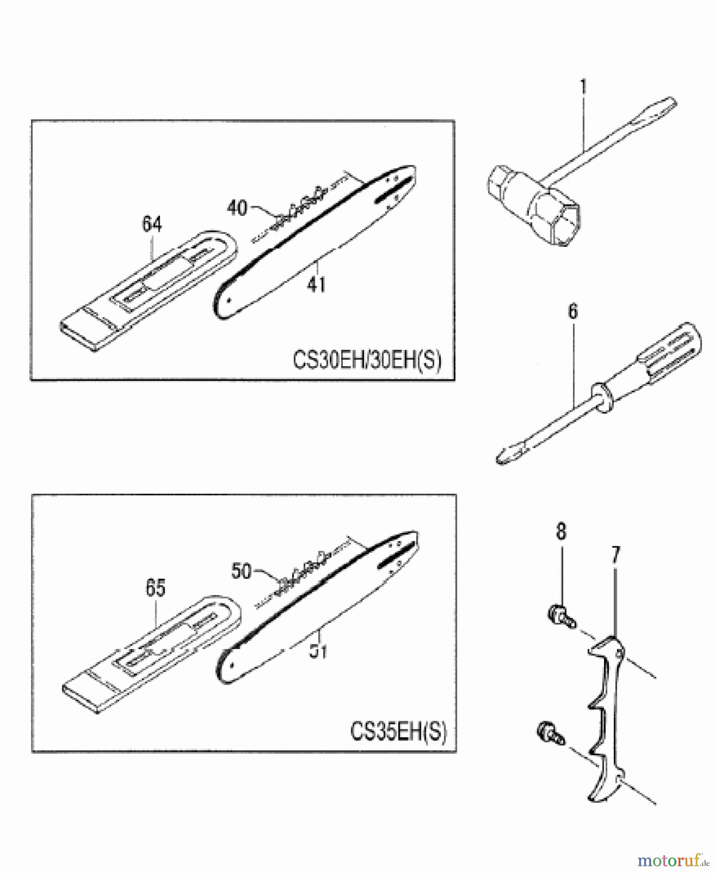 Hitachi Motorsägen ET-Liste CS30EH(S)/35EH(S) Seite 11