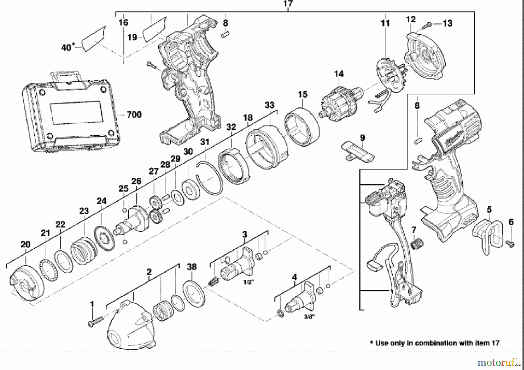 Milwaukee Akku-Geräte Bohren und Meißeln ältere Geräte C18IW-32C AKKU-SCHRAUBER
