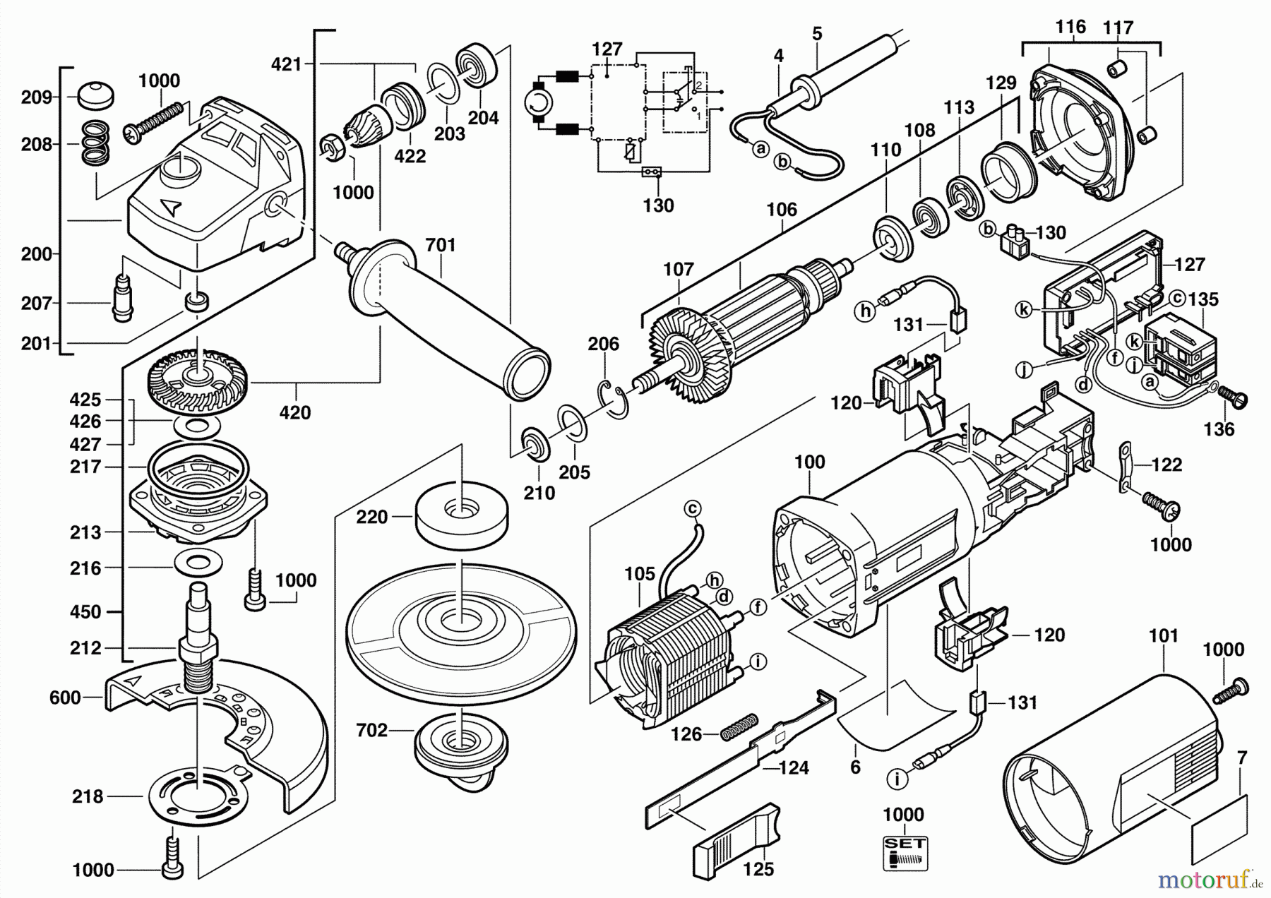  Milwaukee Kabelgeführte Geräte Schleifen und Polieren Schleifer 115mm AGV15-125XC WINKELSCHLEIFER