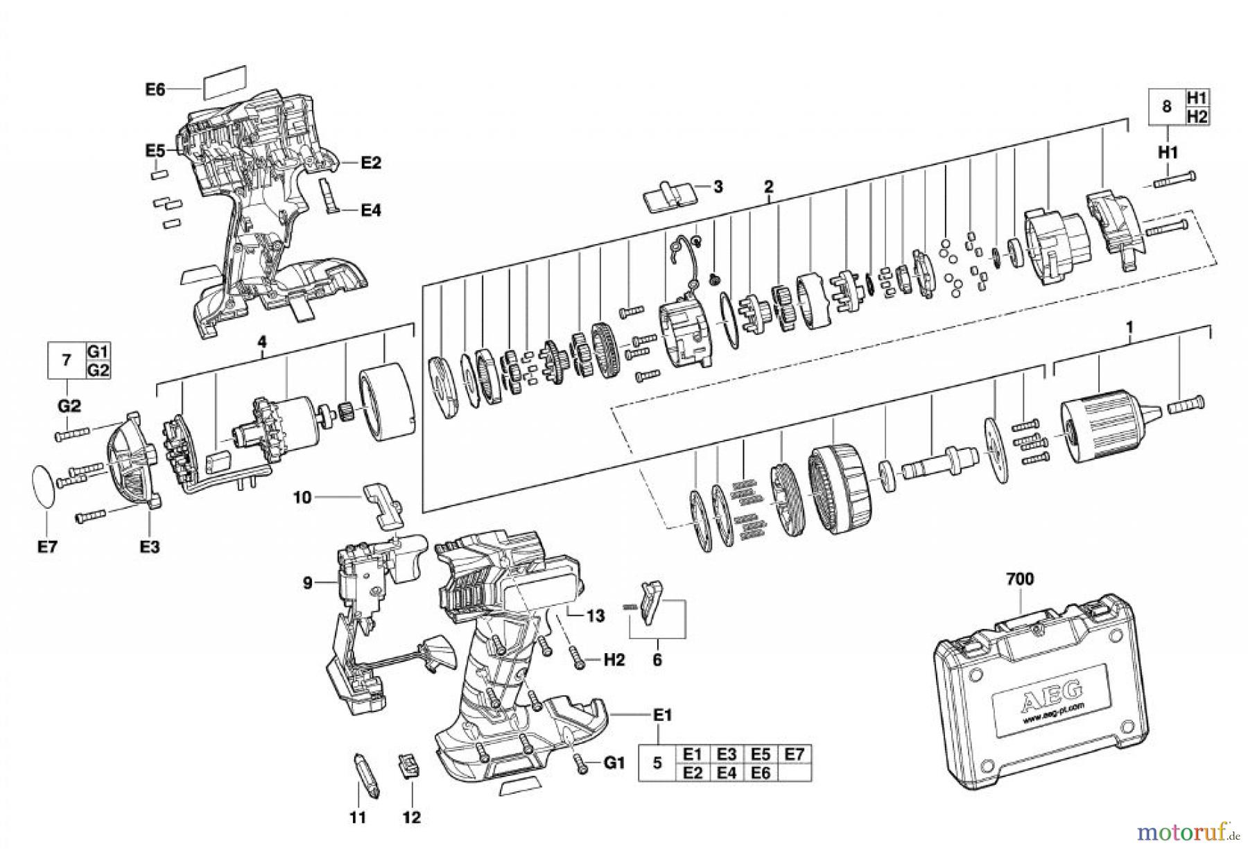  AEG Powertools Bohren und Schrauben Akku Geräte 18 VOLT BS 18C LI