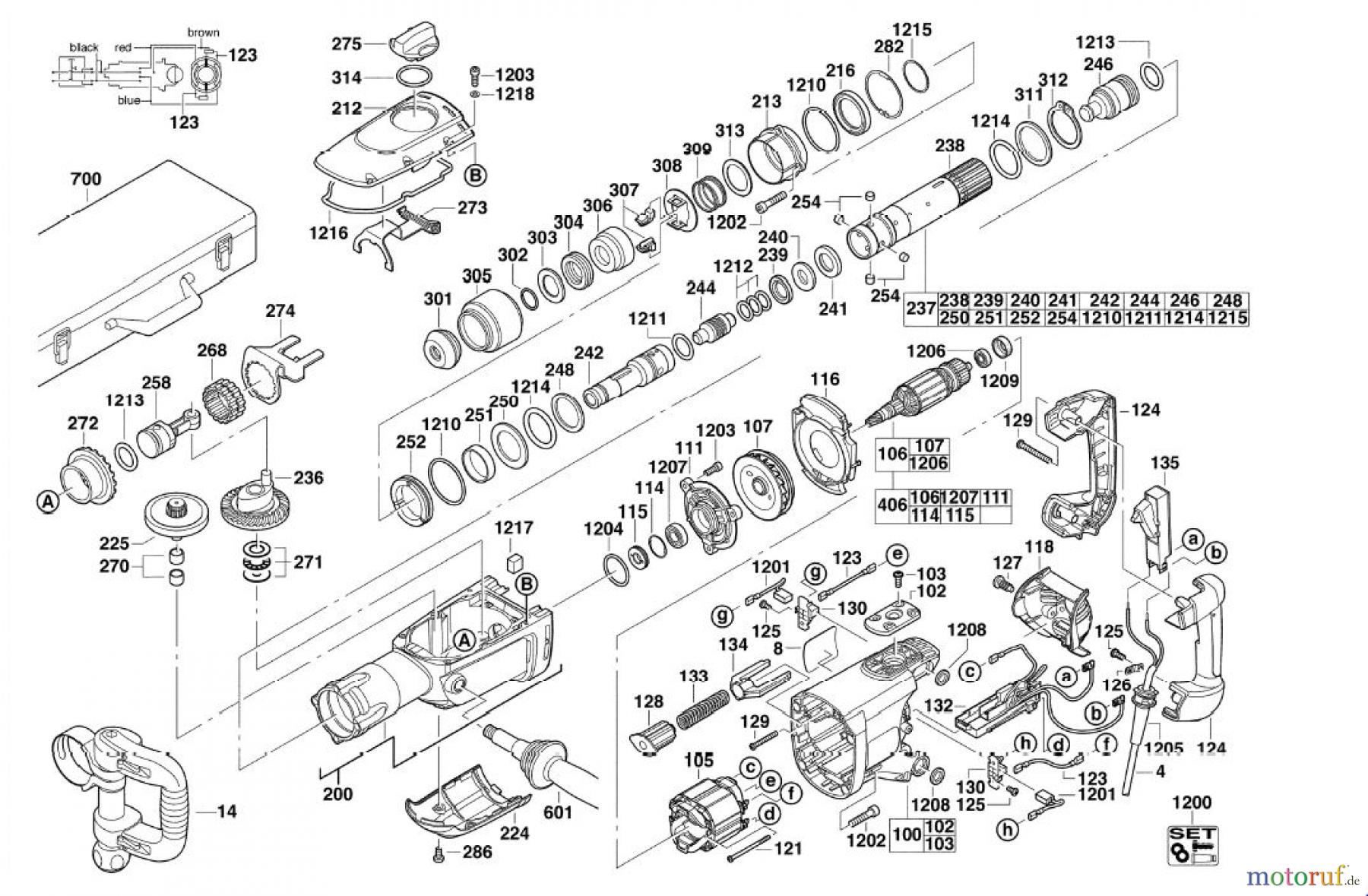  AEG Powertools Bohren und Schrauben BOHR- & KOMBIHÄMMER  PM 10 E