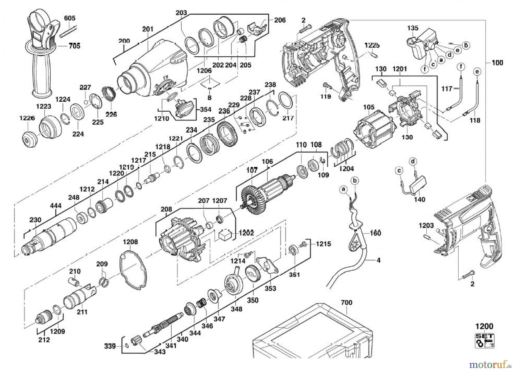  AEG Powertools Bohren und Schrauben BOHR- & KOMBIHÄMMER  KH 24 E