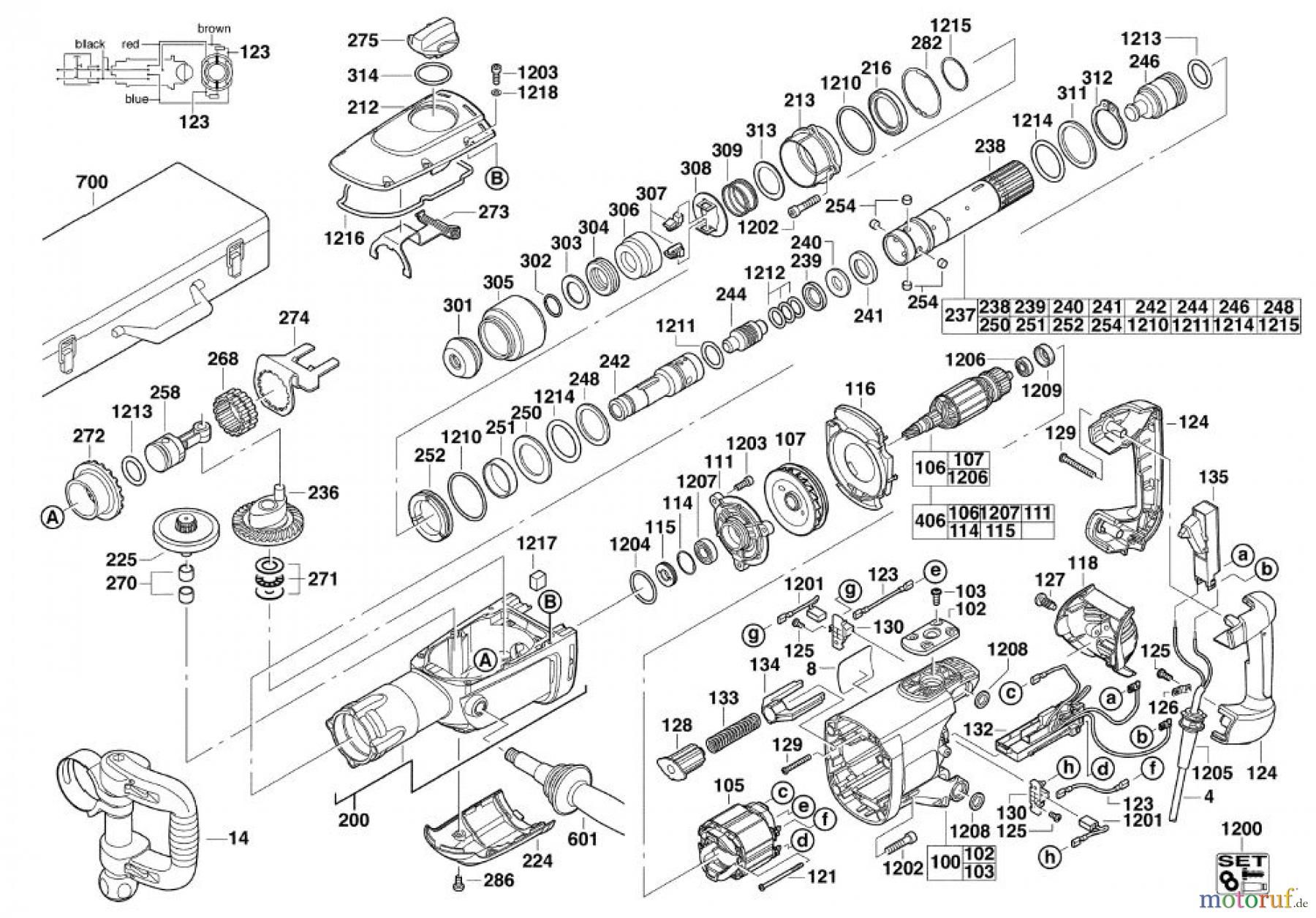  AEG Powertools Bohren und Schrauben BOHR- & KOMBIHÄMMER  PN 11 E
