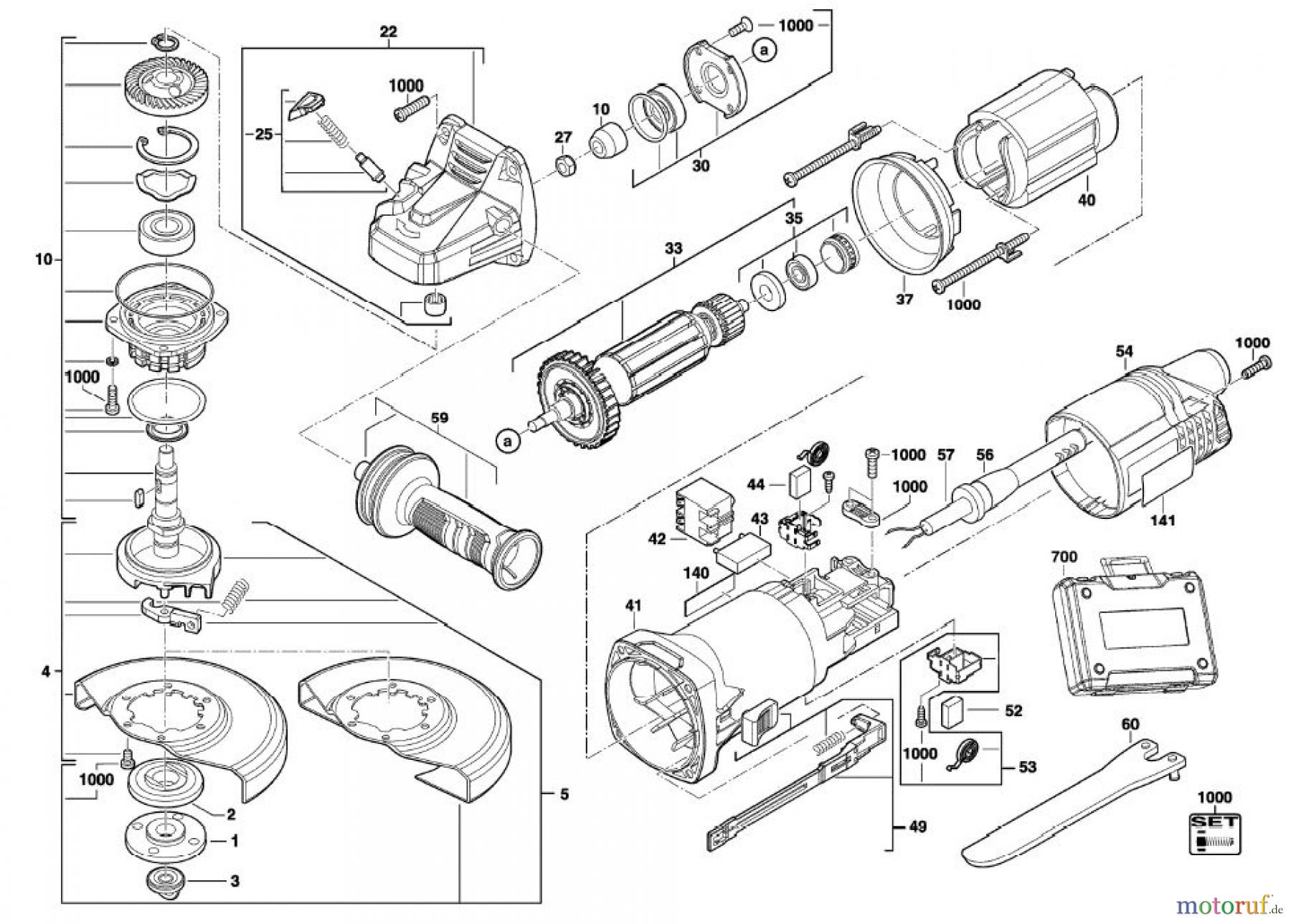 AEG Powertools Metallbearbeitung Winkelschleifer WS 11-115