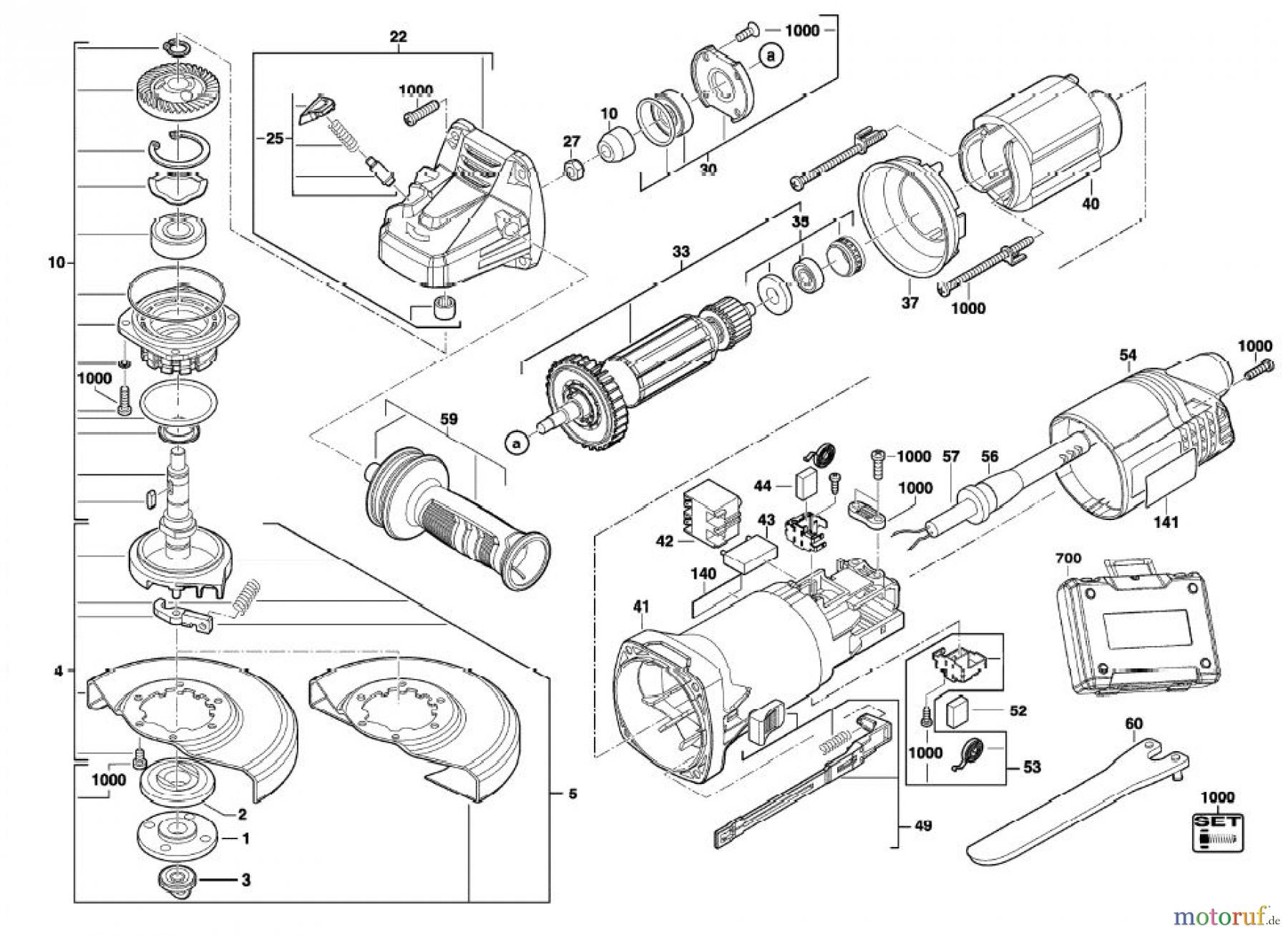 AEG Powertools Metallbearbeitung Winkelschleifer WS 11-125