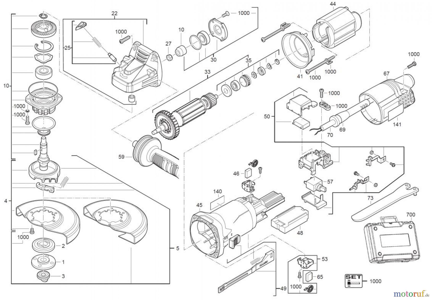 AEG Powertools Metallbearbeitung Winkelschleifer WS 12-125 XE