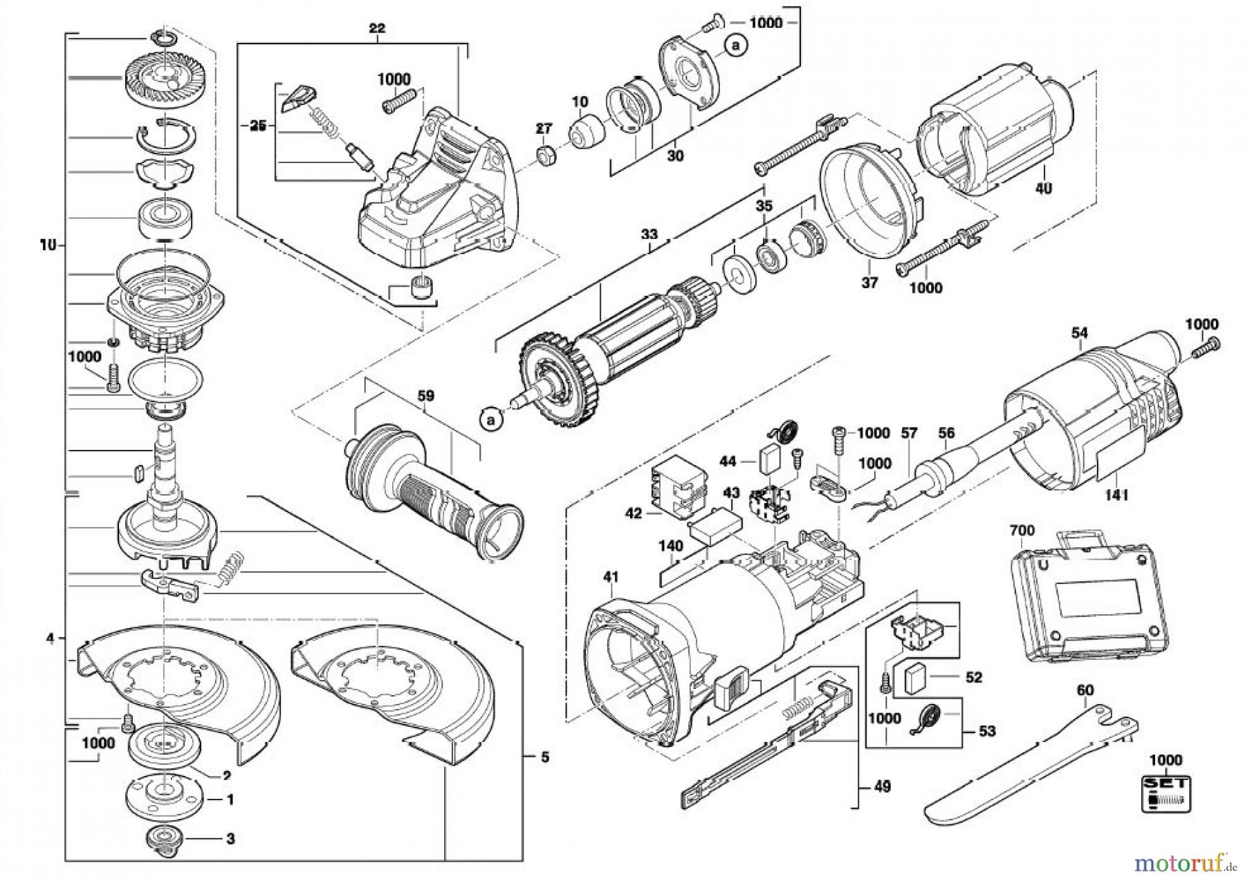 AEG Powertools Metallbearbeitung Winkelschleifer WS 9-115