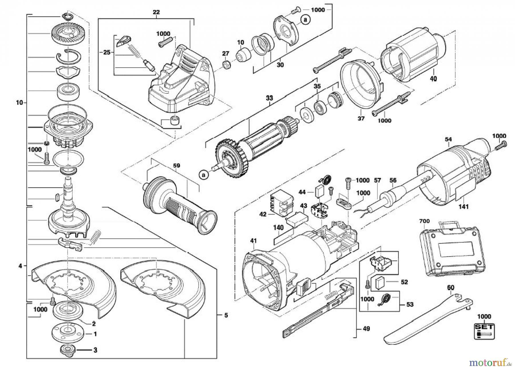 AEG Powertools Metallbearbeitung Winkelschleifer WS 9-125
