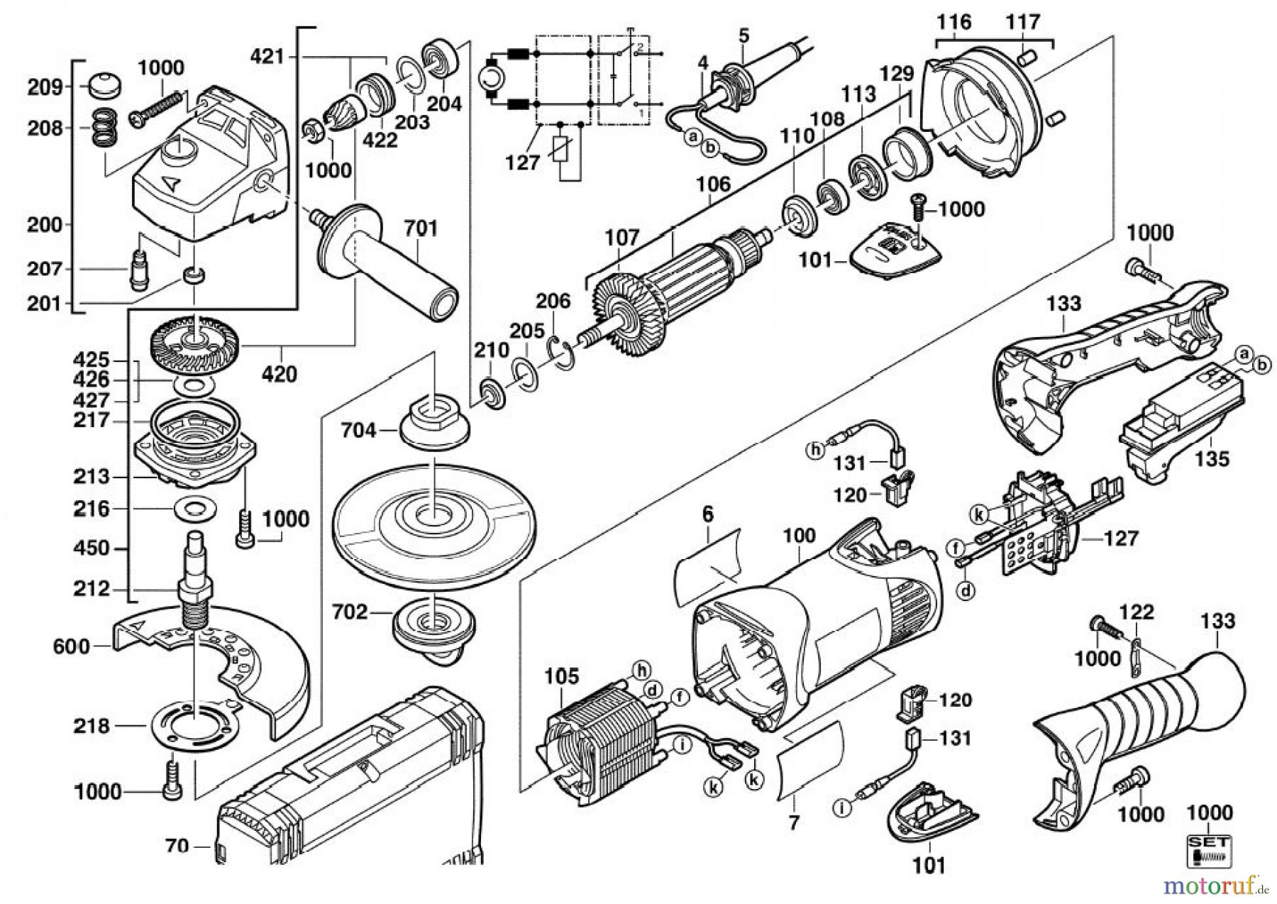 AEG Powertools Metallbearbeitung Winkelschleifer WSE 14-125 MX