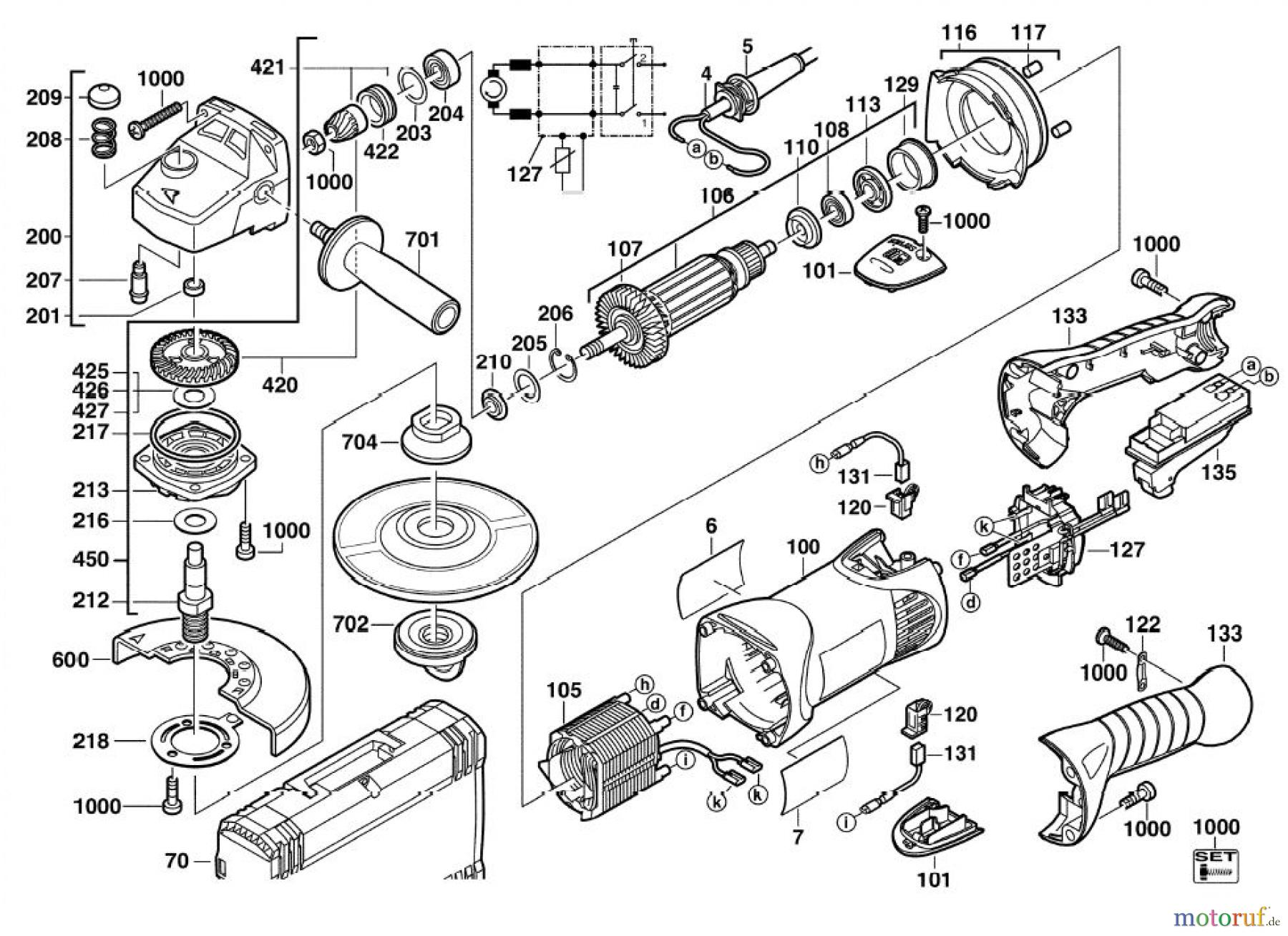 AEG Powertools Metallbearbeitung Winkelschleifer WSC 14-125 MX