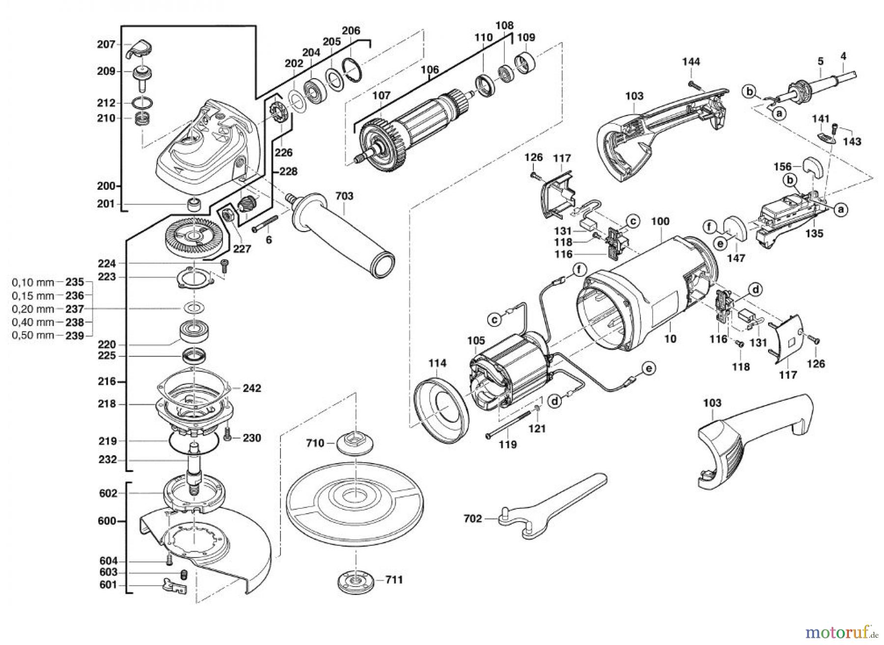AEG Powertools Metallbearbeitung Winkelschleifer WS 21-180