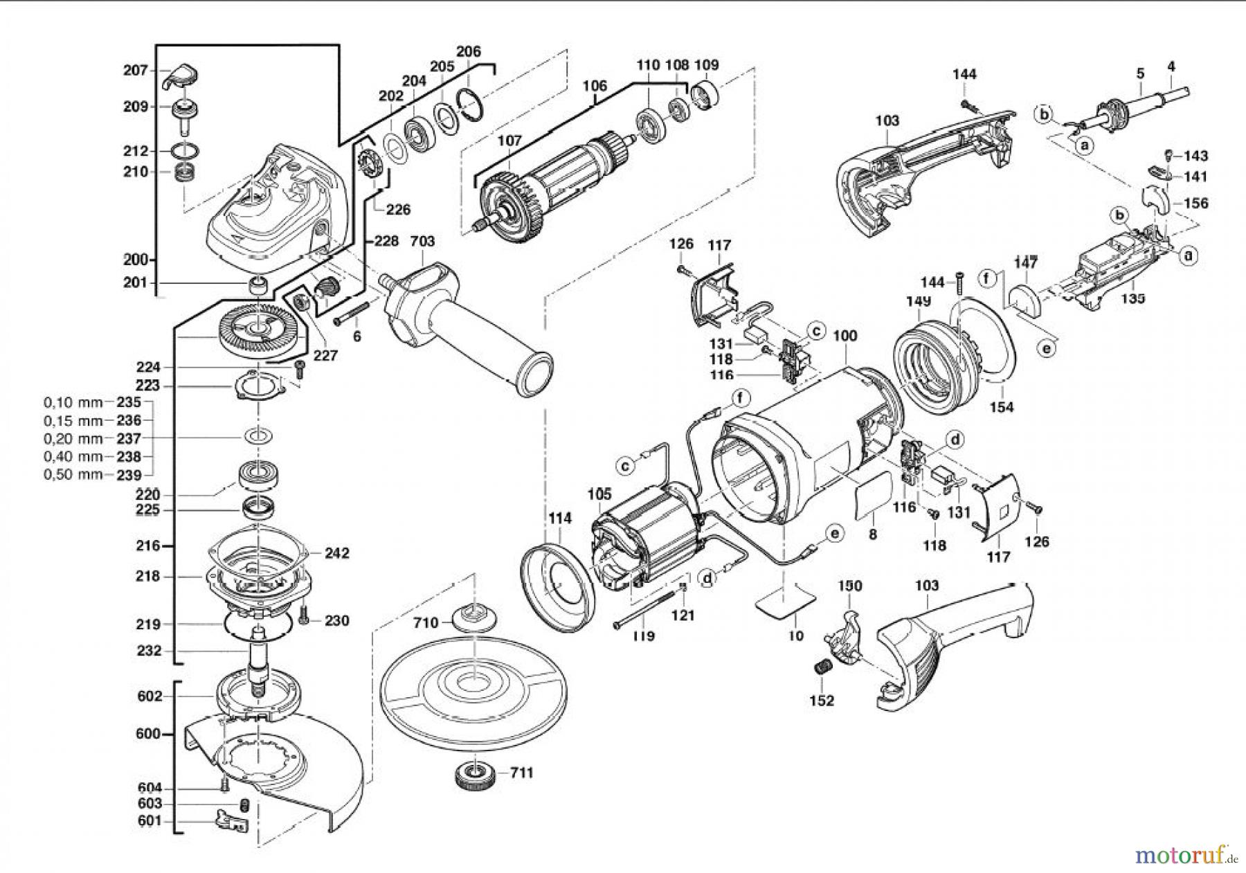 AEG Powertools Metallbearbeitung Winkelschleifer WS 21-230 E GVX
