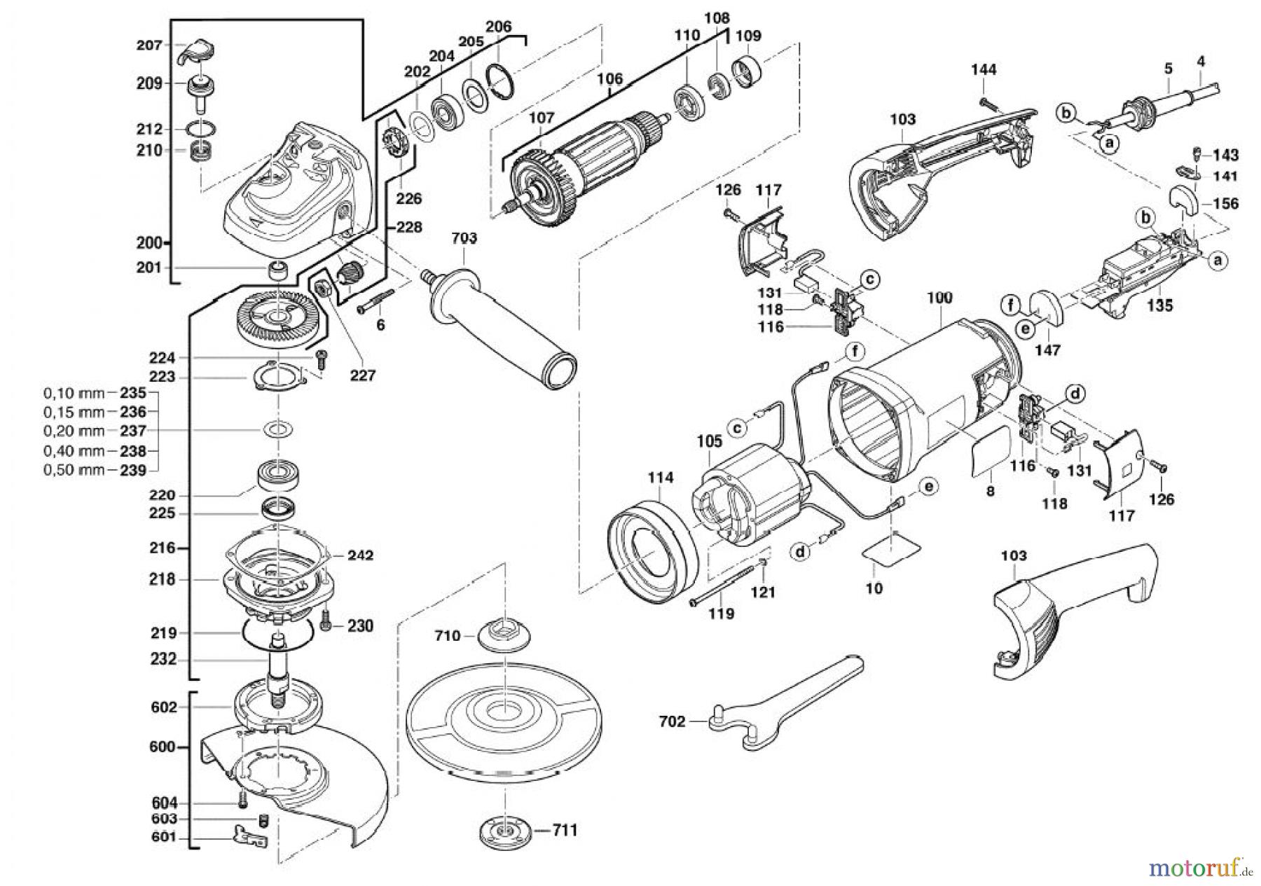 AEG Powertools Metallbearbeitung Winkelschleifer WS 24-180