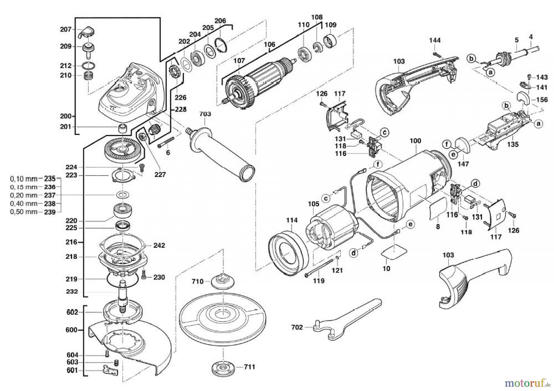 AEG Powertools Metallbearbeitung Winkelschleifer WS 24-230 E