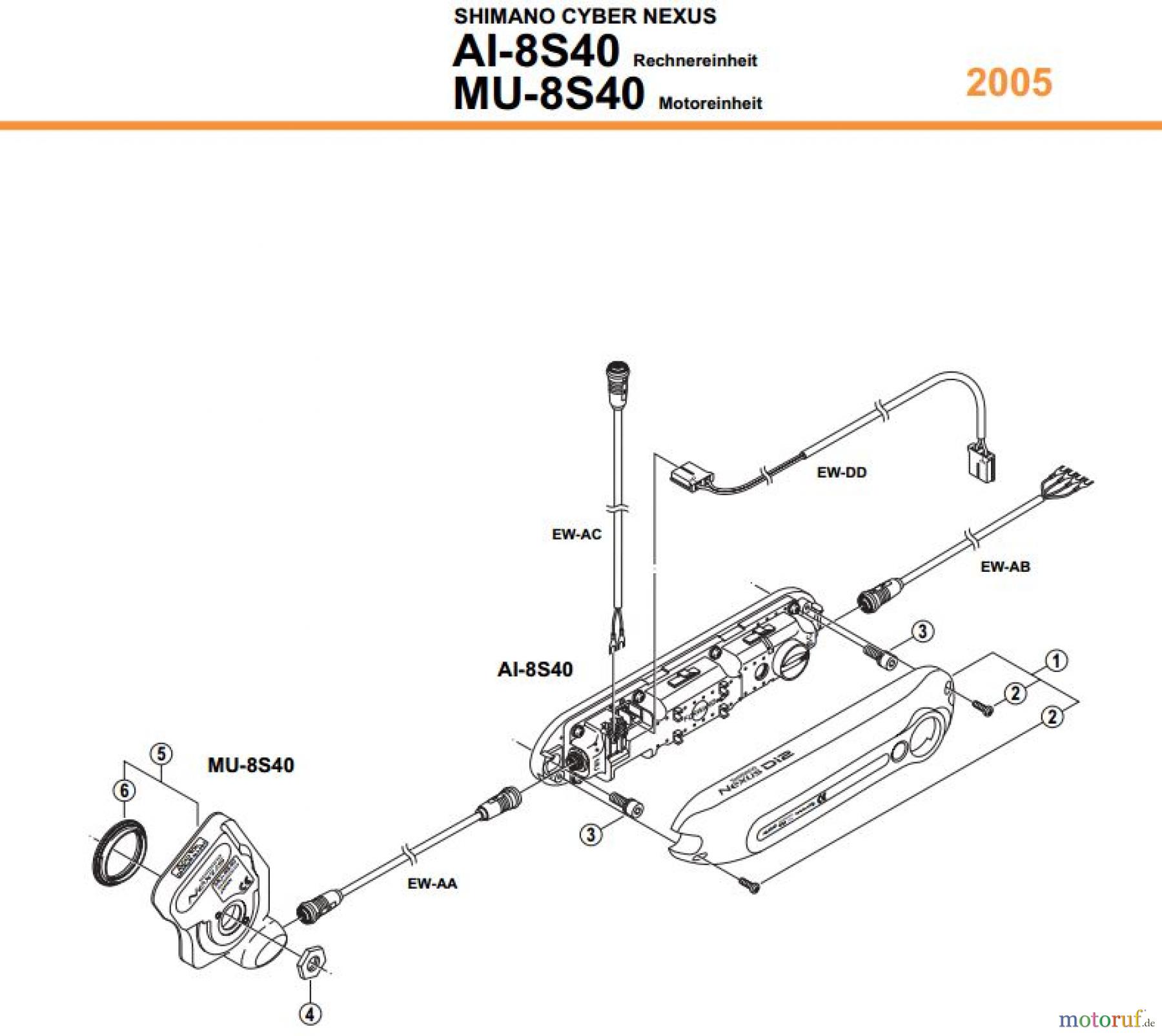 Shimano AI Automatic Inter-3/5/7 - Automatische Nabenschaltung AI-8S40-CYBER-NEXUS