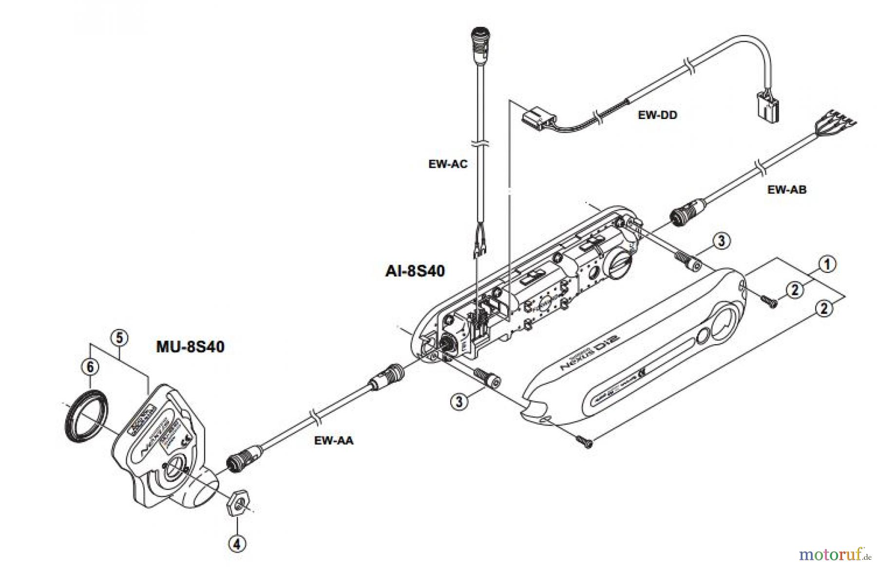 Shimano AI Automatic Inter-3/5/7 - Automatische Nabenschaltung AI-8S40