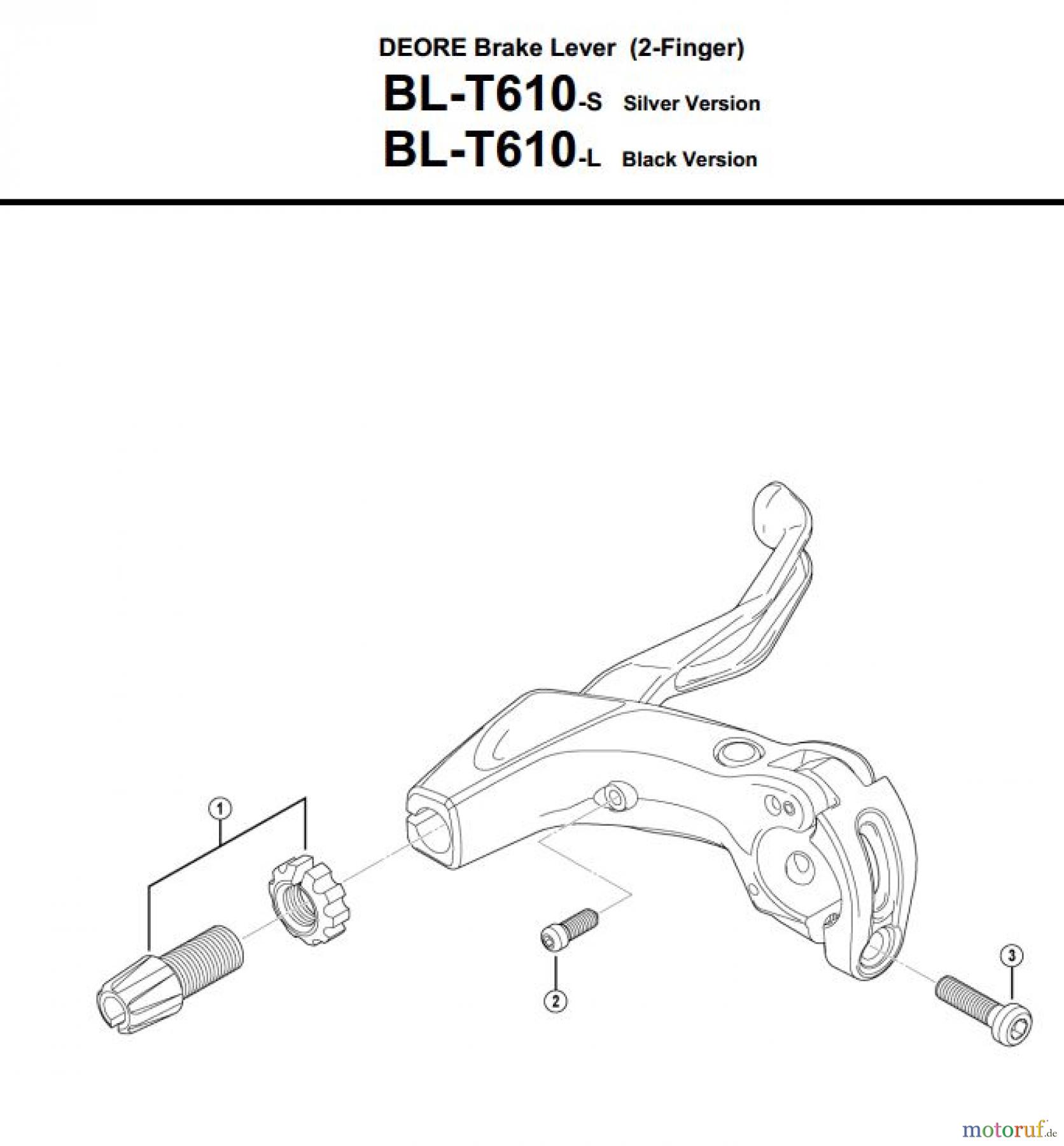 Shimano BL Brake Lever - Bremshebel BL-T610-3497