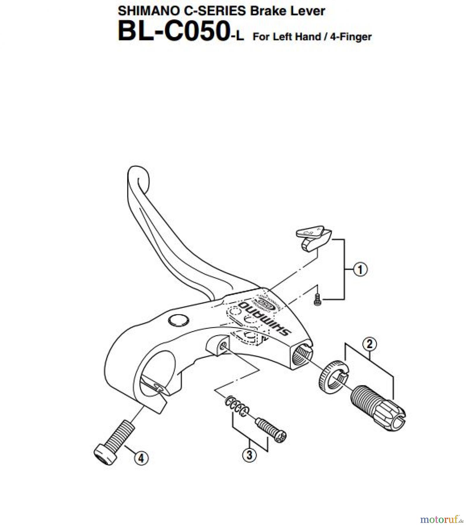 Shimano BL Brake Lever - Bremshebel BLC050-L