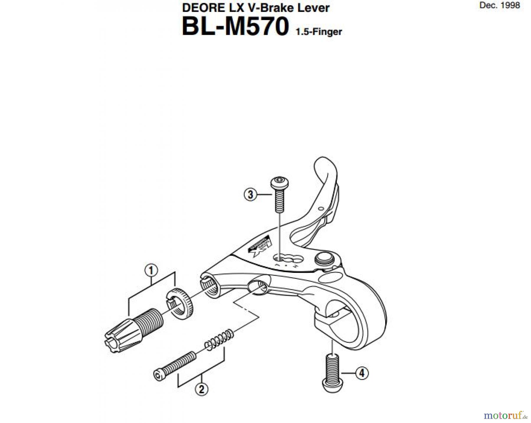 Shimano BL Brake Lever - Bremshebel BLM570