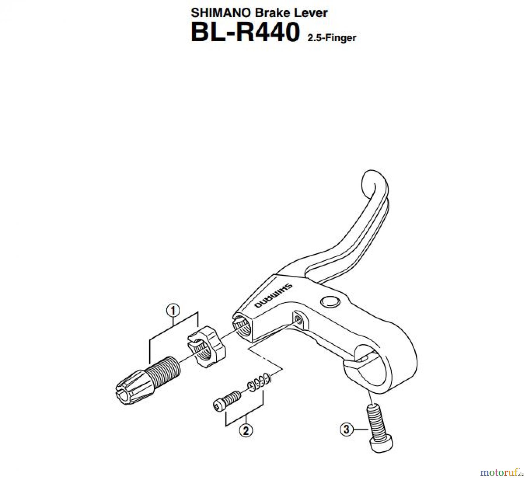 Shimano BL Brake Lever - Bremshebel BLR440