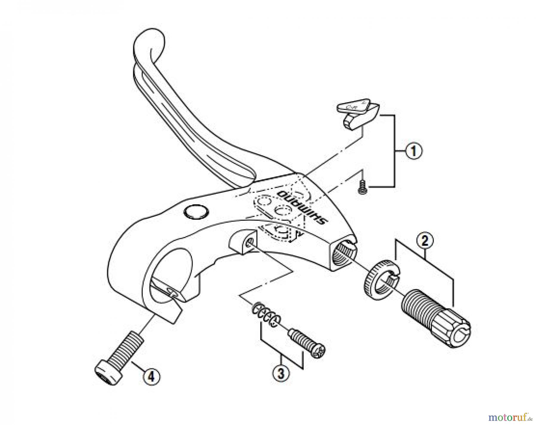 Shimano BL Brake Lever - Bremshebel BL-C101-L