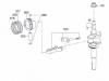 Ryobi Benzin RLM5319SMEB Ersatzteile Kurbelwelle, Kolben